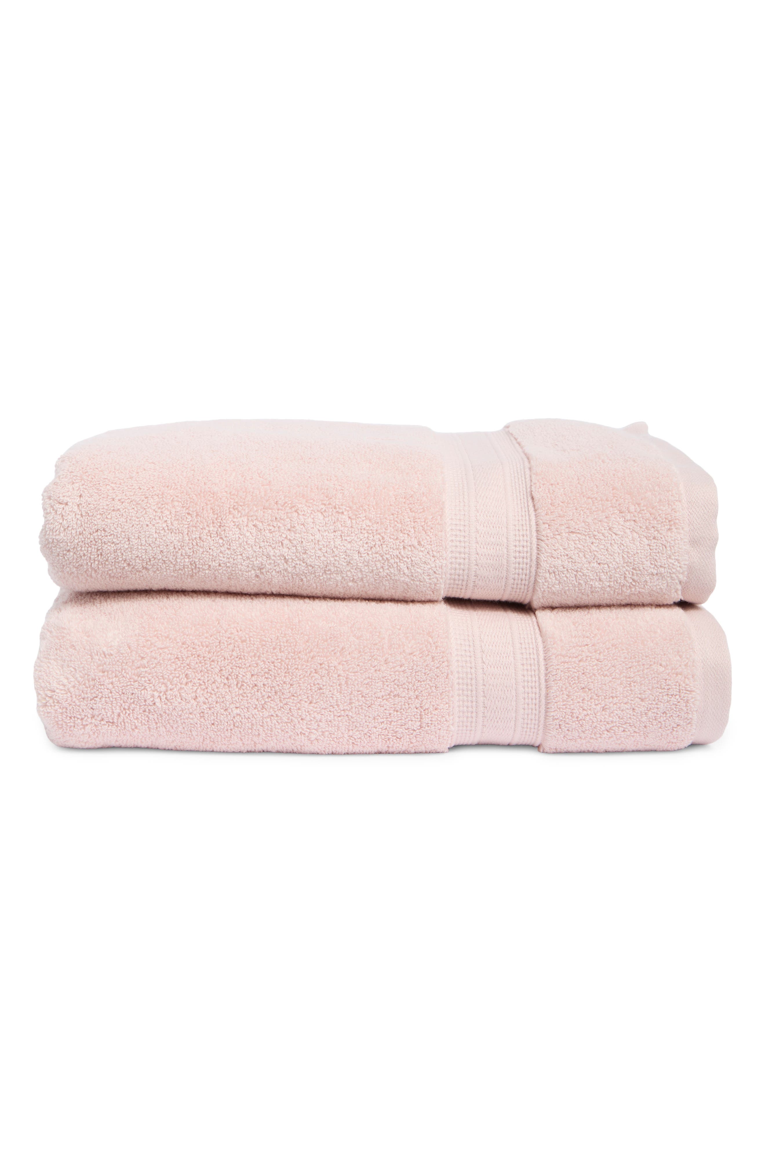 NORDSTROM RACK Zero Twist 2-Pack Cotton Bath Towels