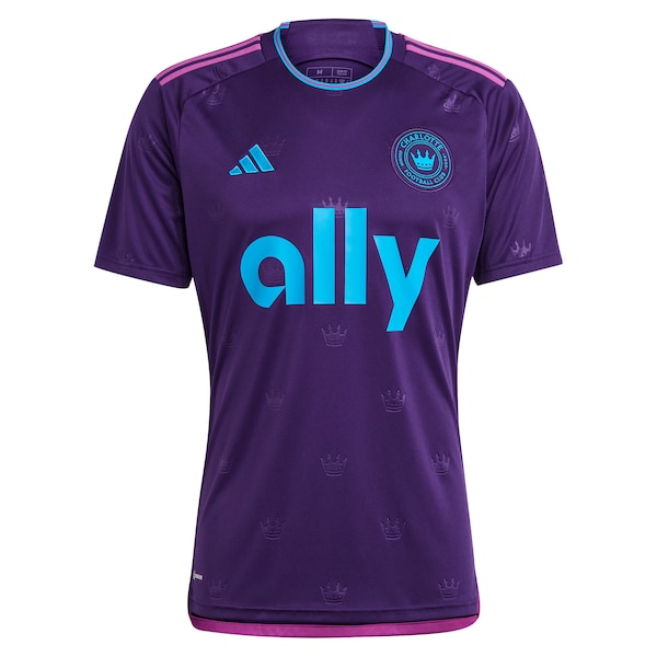 Brandt Bronico Charlotte FC adidas 2023 Crown Jewel Kit Replica Jersey - Purple