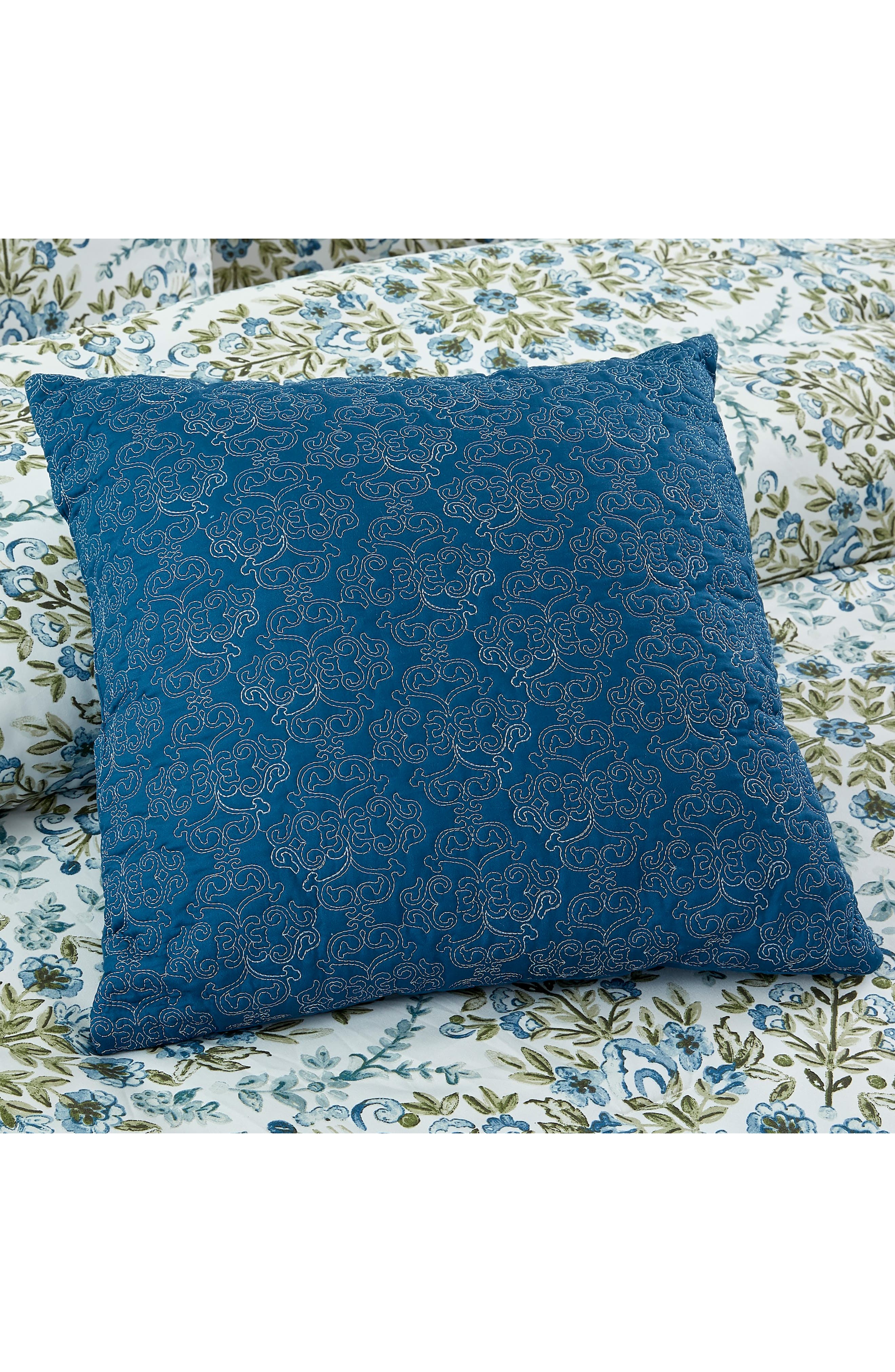 Modern Threads Floral Print Microfiber 5-Piece Comforter Set