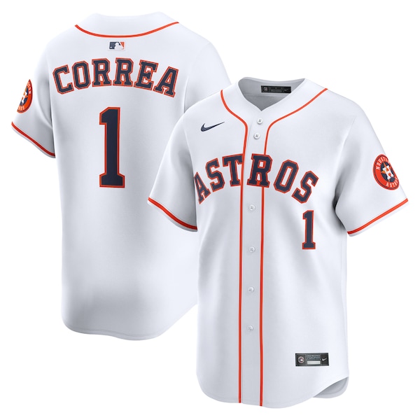 Carlos Correa Houston Astros Nike Home Limited Player Jersey - White/Orange