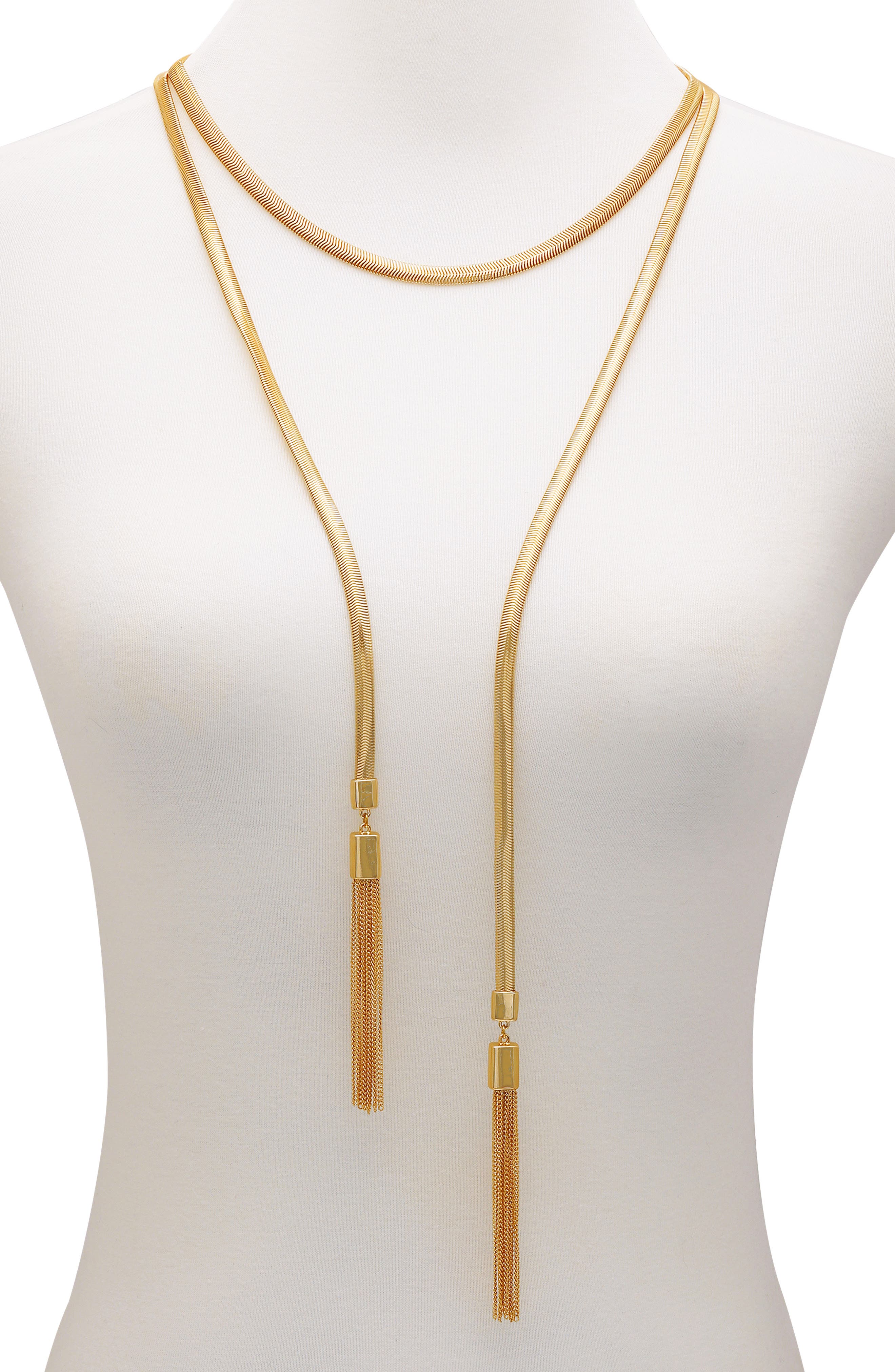 Vince Camuto Tassel Chain Necklace