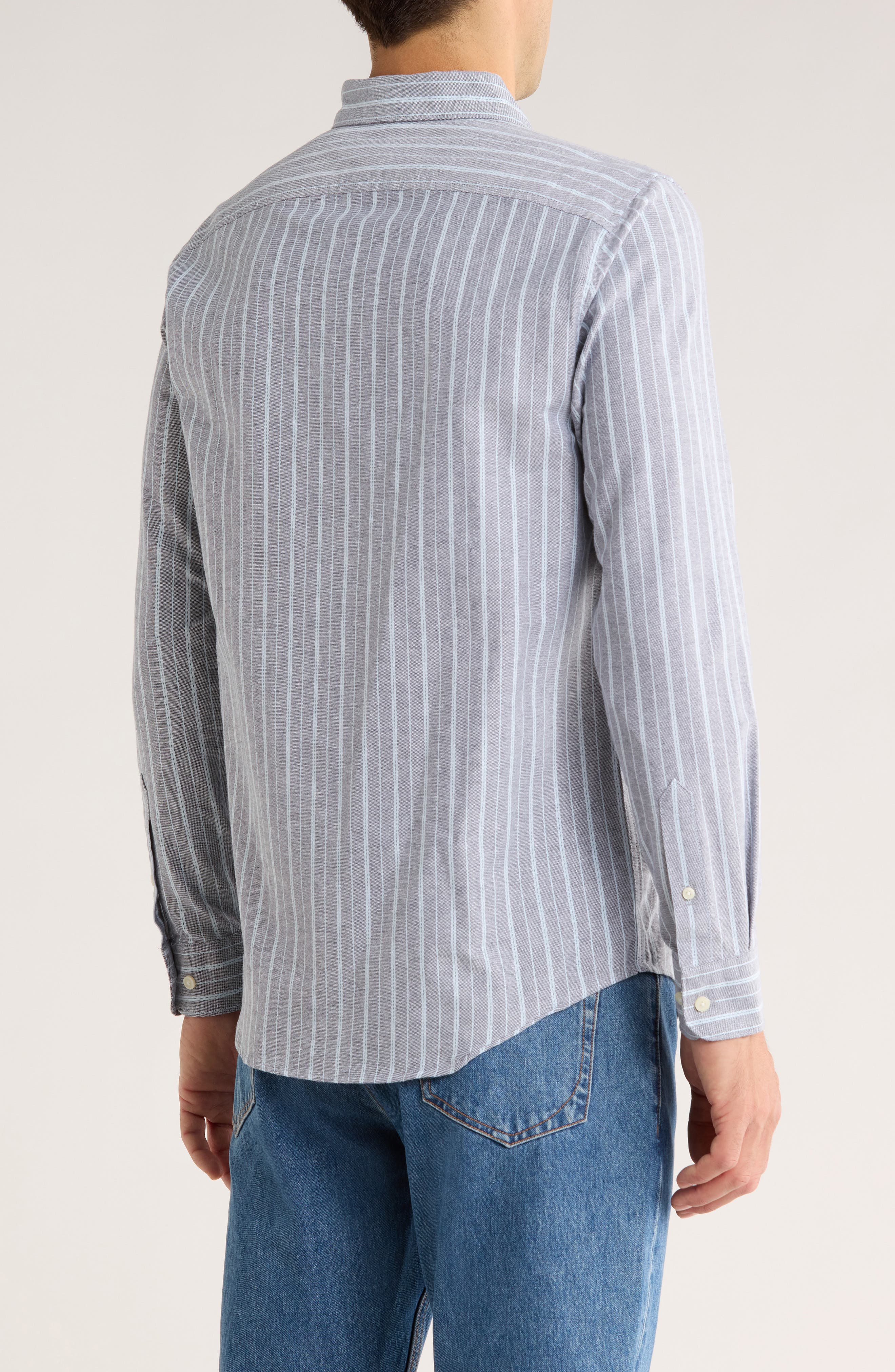 Original Penguin Oxford Stretch Half Zip Sweatshirt