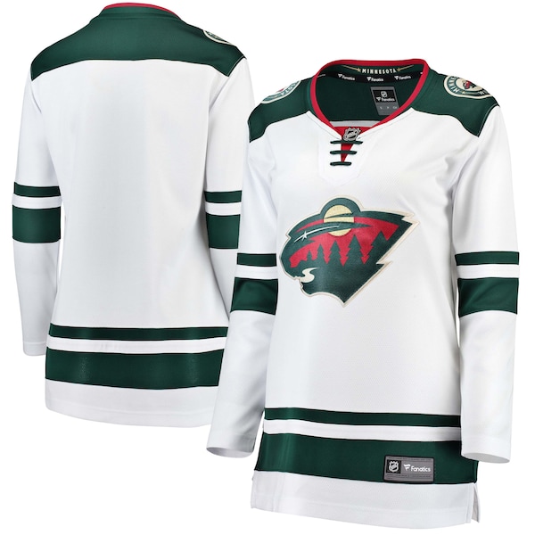 Minnesota Wild  Women's Away Breakaway Jersey - White/Green