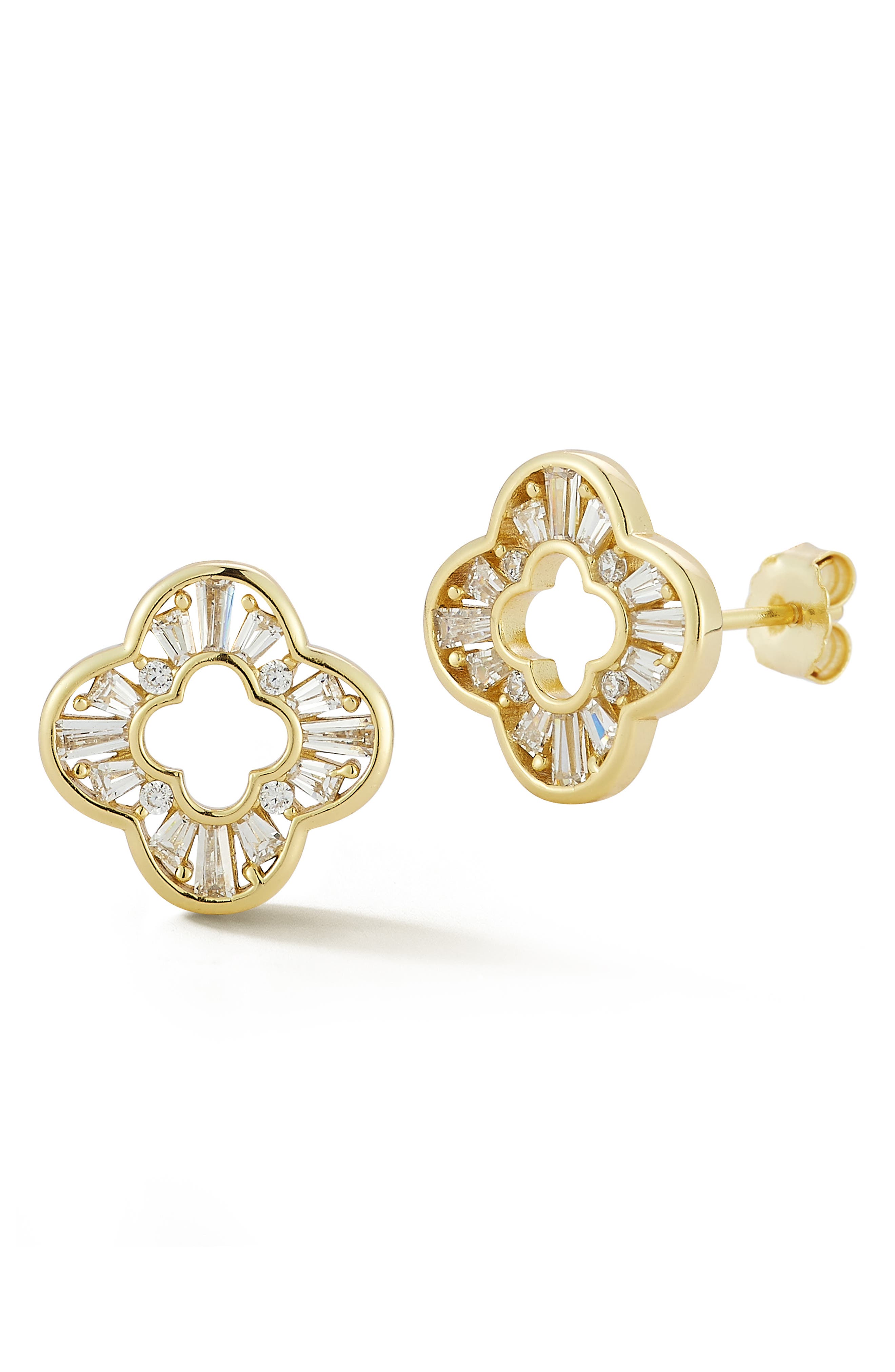 GLAZE JEWELRY Clover Stud Earrings
