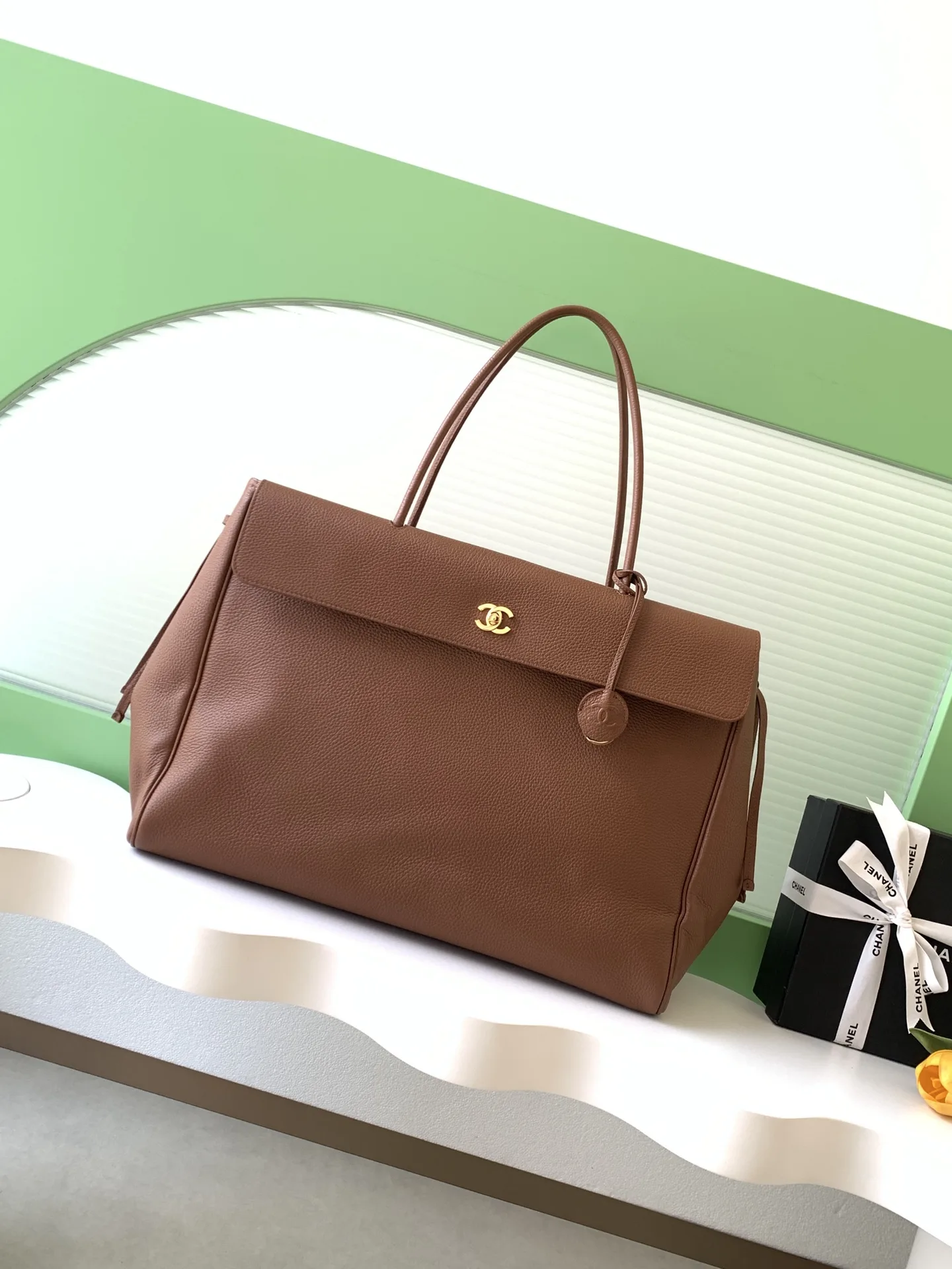 Chanel Grained Leather Tote Bag product photo from LabelPicks