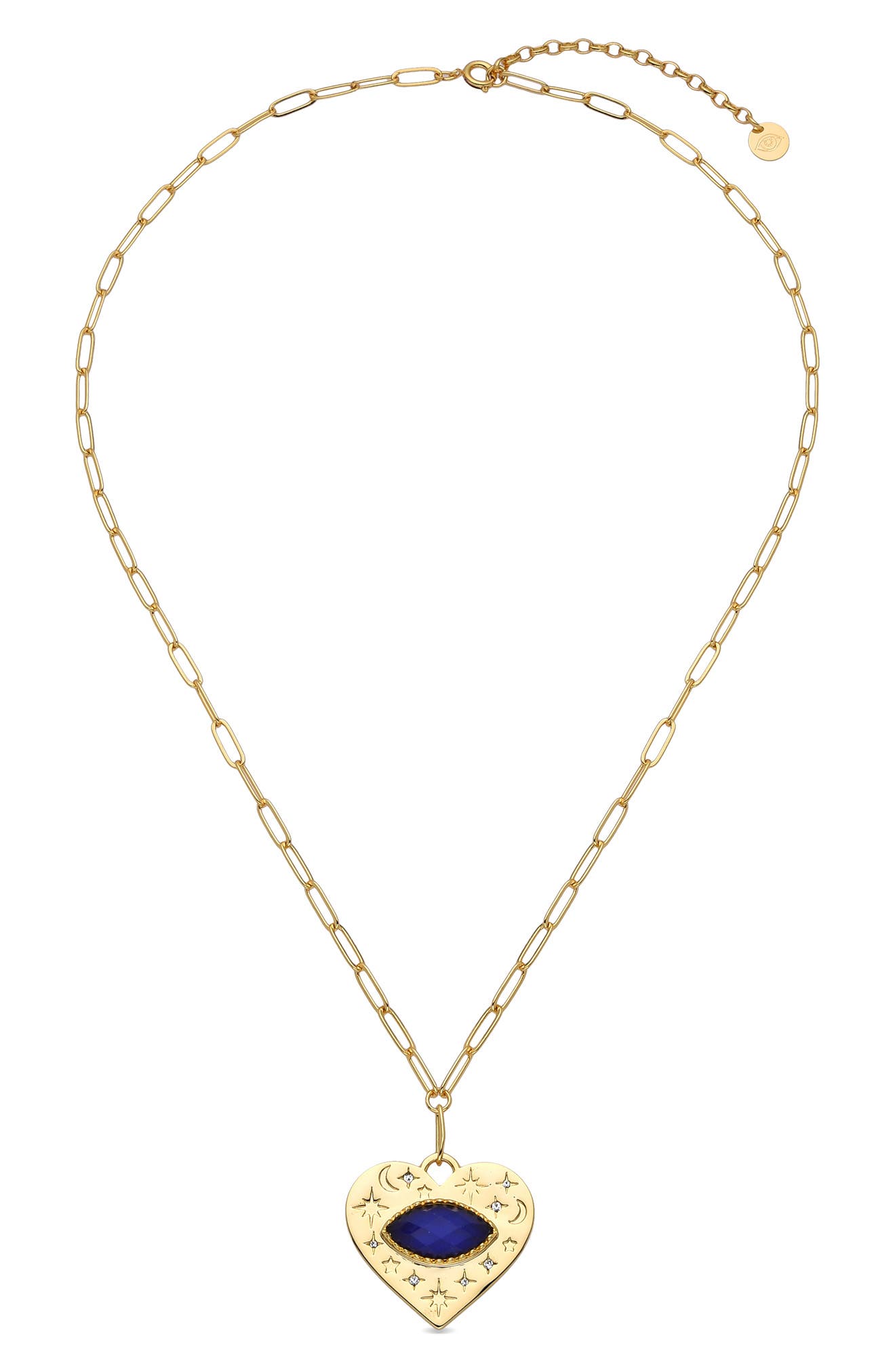 EYE CANDY LOS ANGELES Justine Mood Stone Pendant Necklace