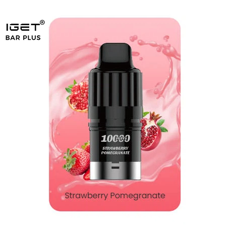 IGET BAR PLUS S3 POD 10000 Puffs - strawberry Pomegranate