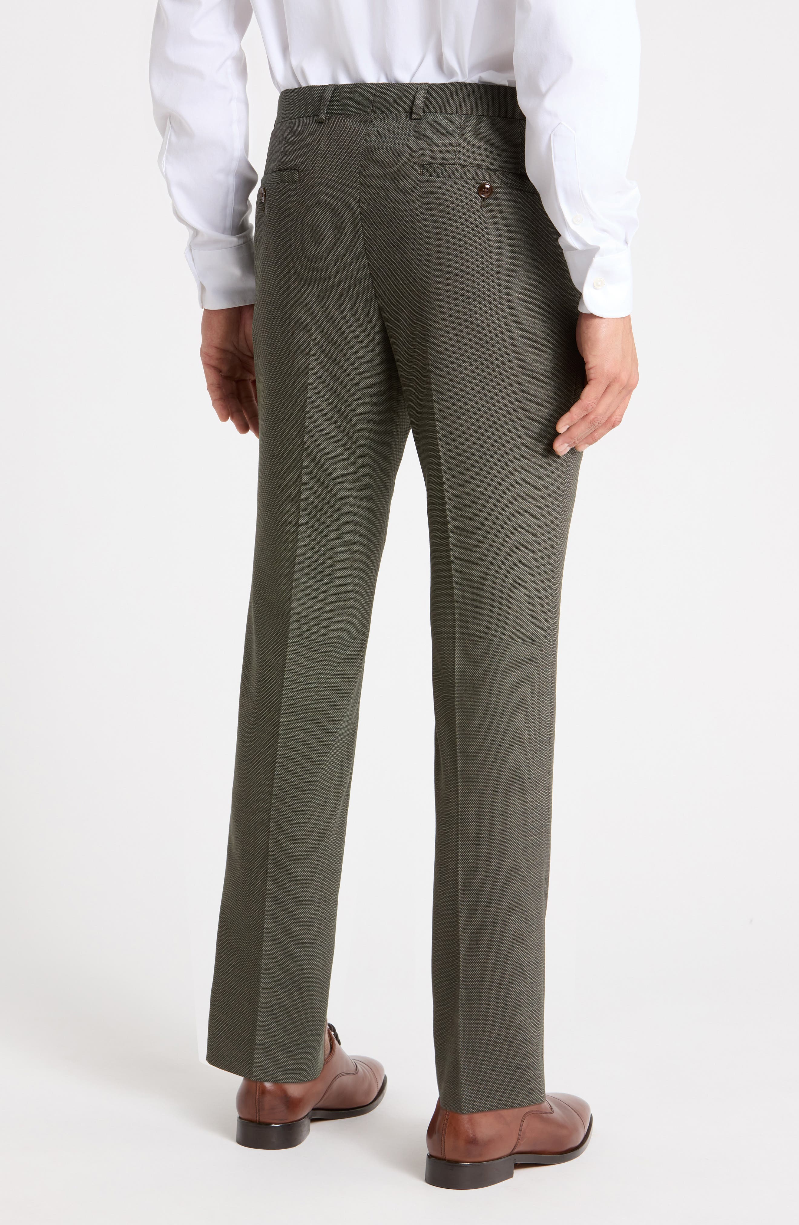Original Penguin Slim Fit Flat Front Suit Separate Pants
