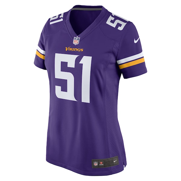 Blake Cashman Minnesota Vikings Nike Women's Team Game Jersey -  Purple