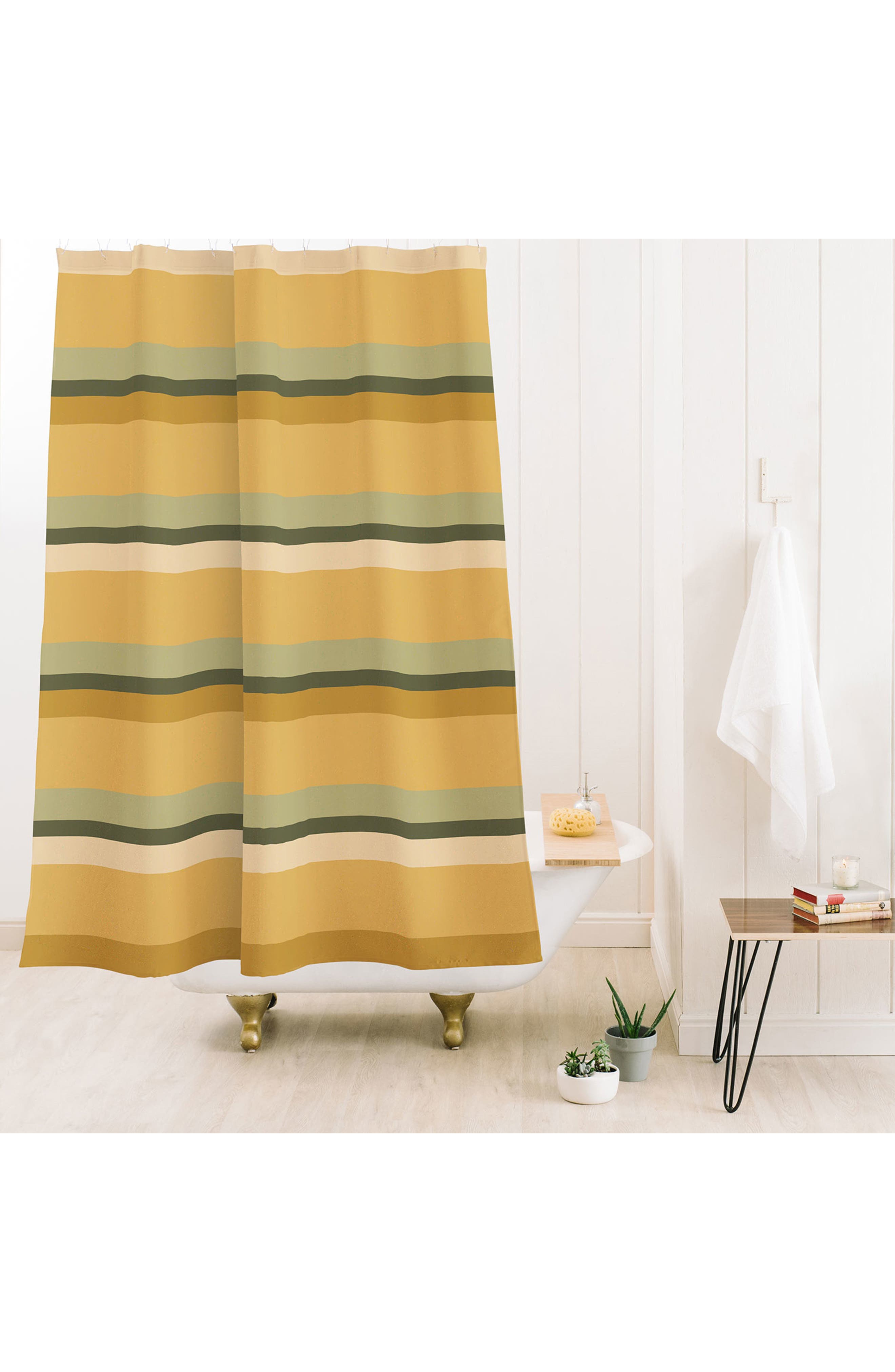 Deny Designs Retro Stripe XXXIV Shower Curtain