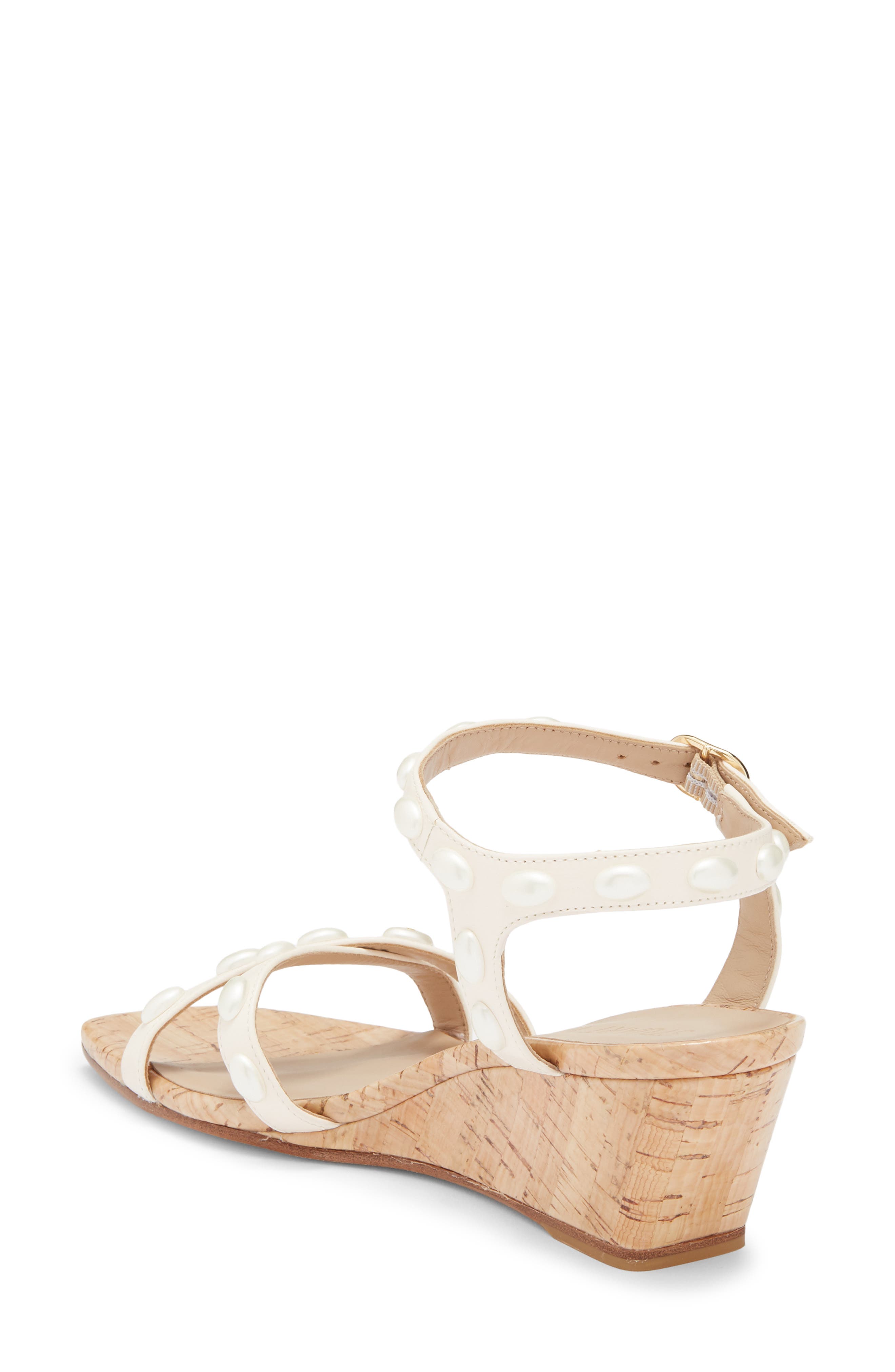 Stuart Weitzman Pearlita 50 Wedge Sandal
