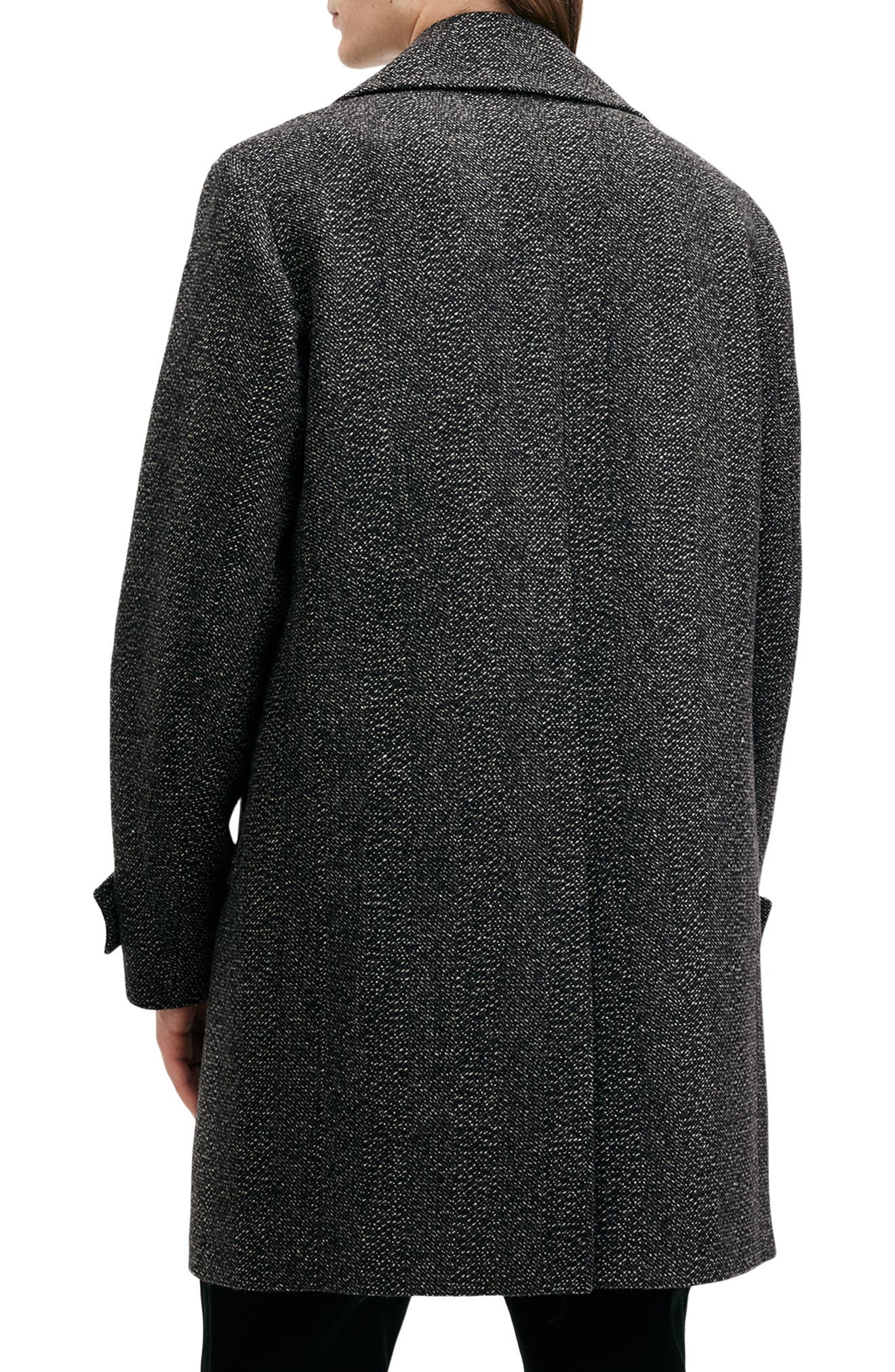 AllSaints Fincher Wool Blend Coat