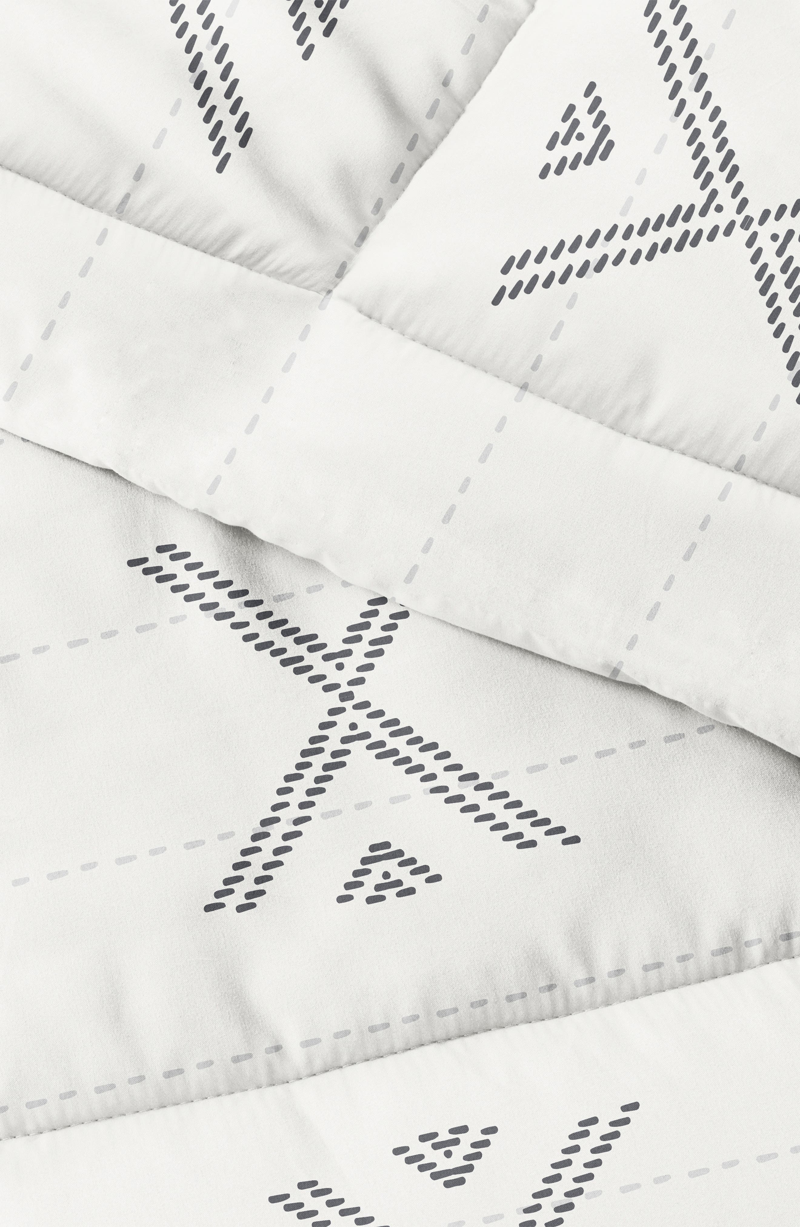 HOMESPUN Premium Down Alternative Urban Stitch Patterned Comforter Set