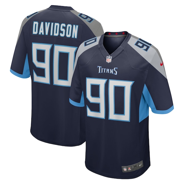 Marlon Davidson Tennessee Titans Nike  Game Jersey -  Navy