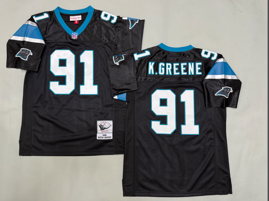 Kevin Greene Carolina Panthers Authentic Throwback Retired Player Jersey