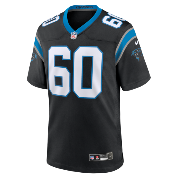 Nick Samac Carolina Panthers Nike Team Game Jersey -  Black