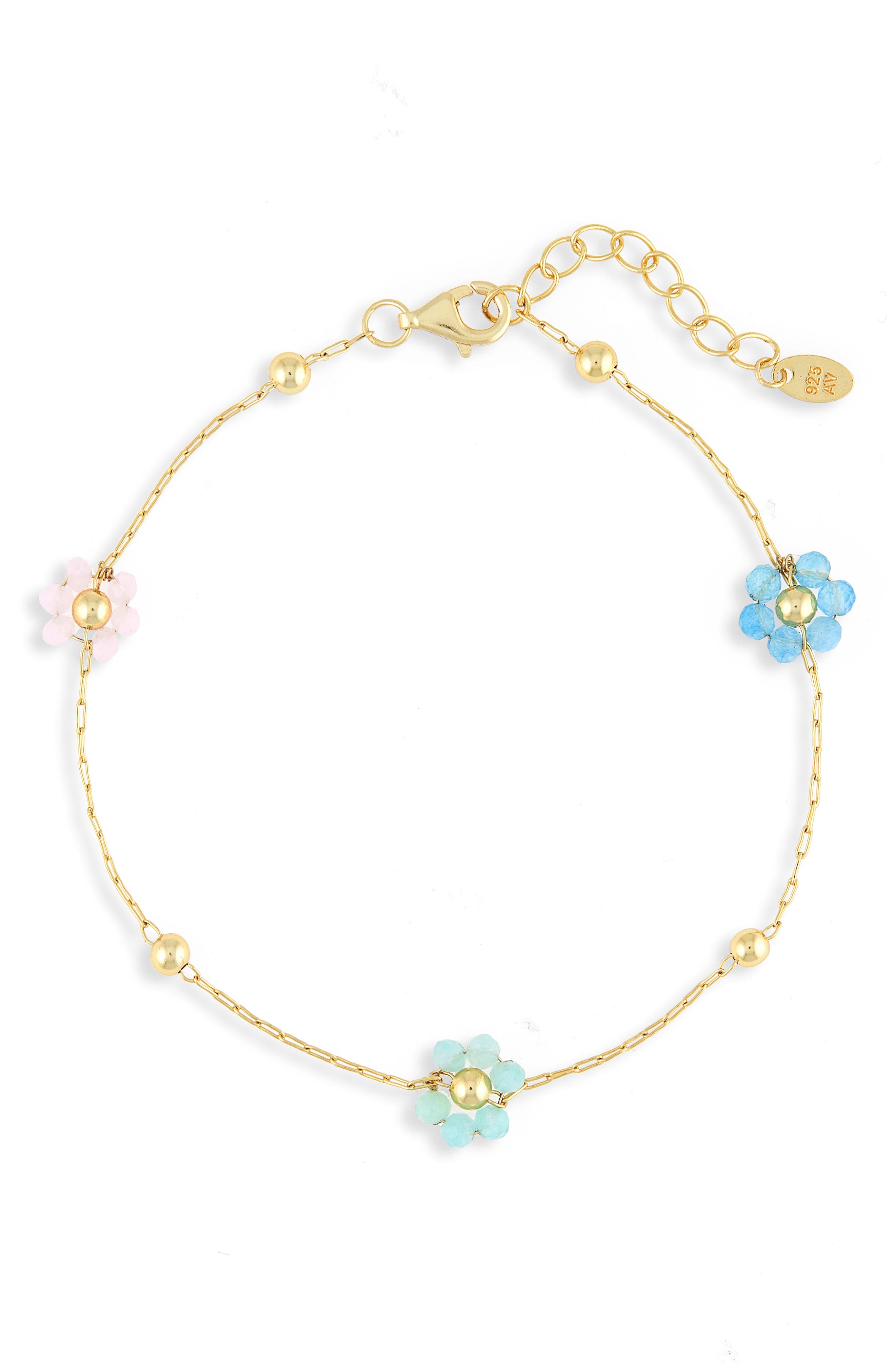 ARGENTO VIVO Agate Cluster Station Chain Bracelet