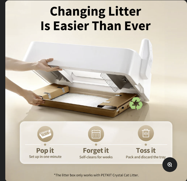Petkit Cat Litter Automatic with Hood Brand New - GreshamTech