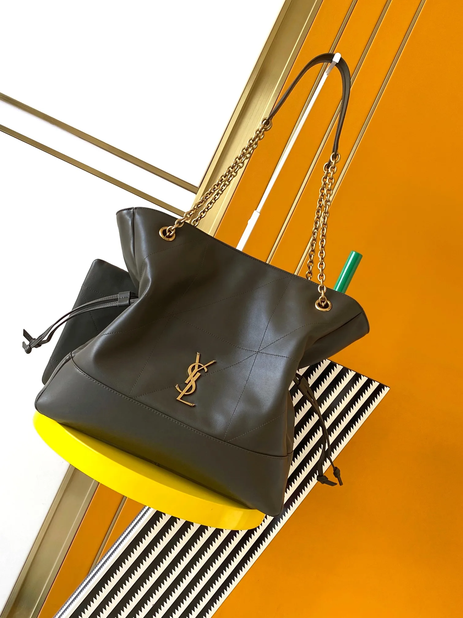 Saint Laurent Lambskin Jamie Bucket Bag product photo from LabelPicks