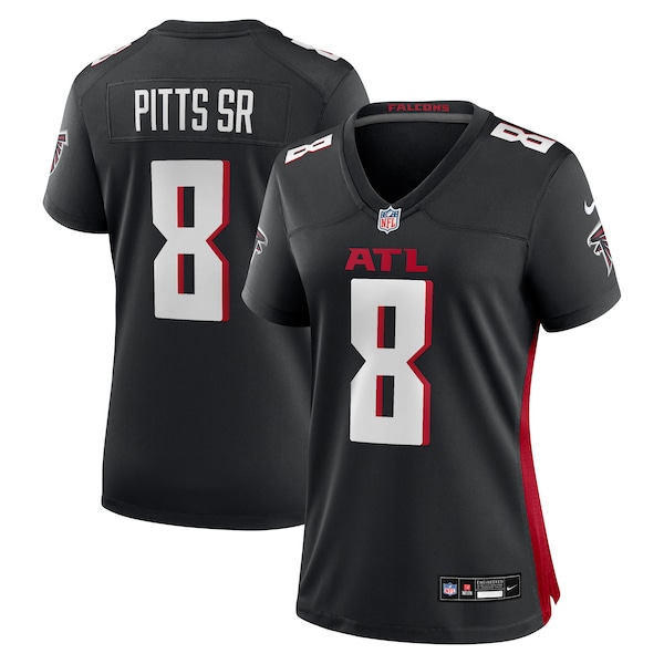 Kyle Pitts Sr. Atlanta Falcons Nike Women's  Game Jersey -  Black