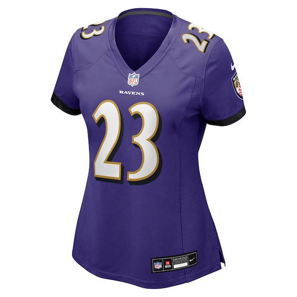 Jaire Alexander Baltimore Ravens Nike Women's Team Game Jersey -  Purple
