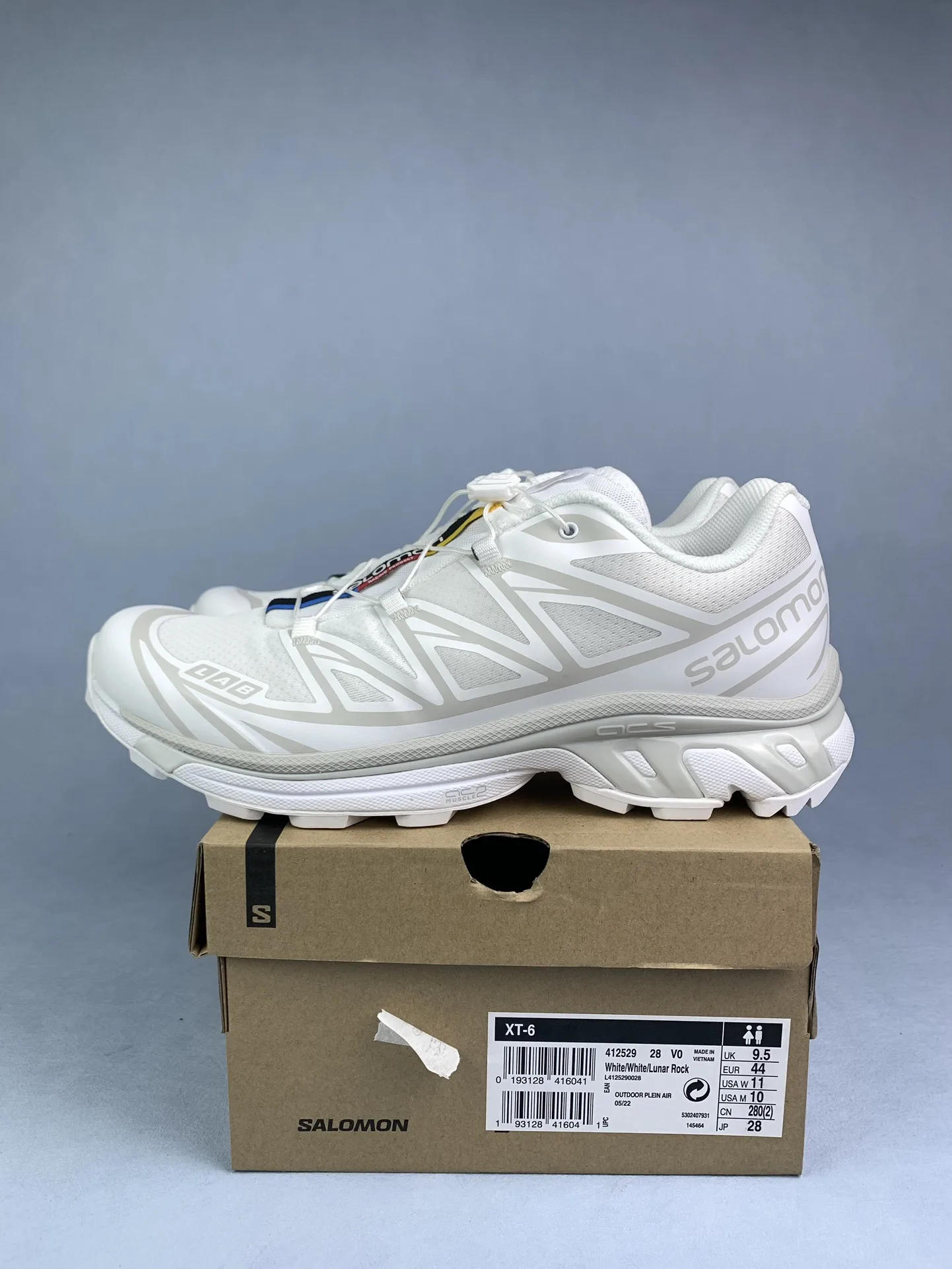 Salomon XT-6 “White Lunar Rock” Shoes product photo from LabelPicks