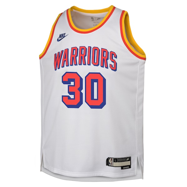 Stephen Curry Golden State Warriors Nike Youth 2024/25 Swingman Jersey - White - Classic Edition