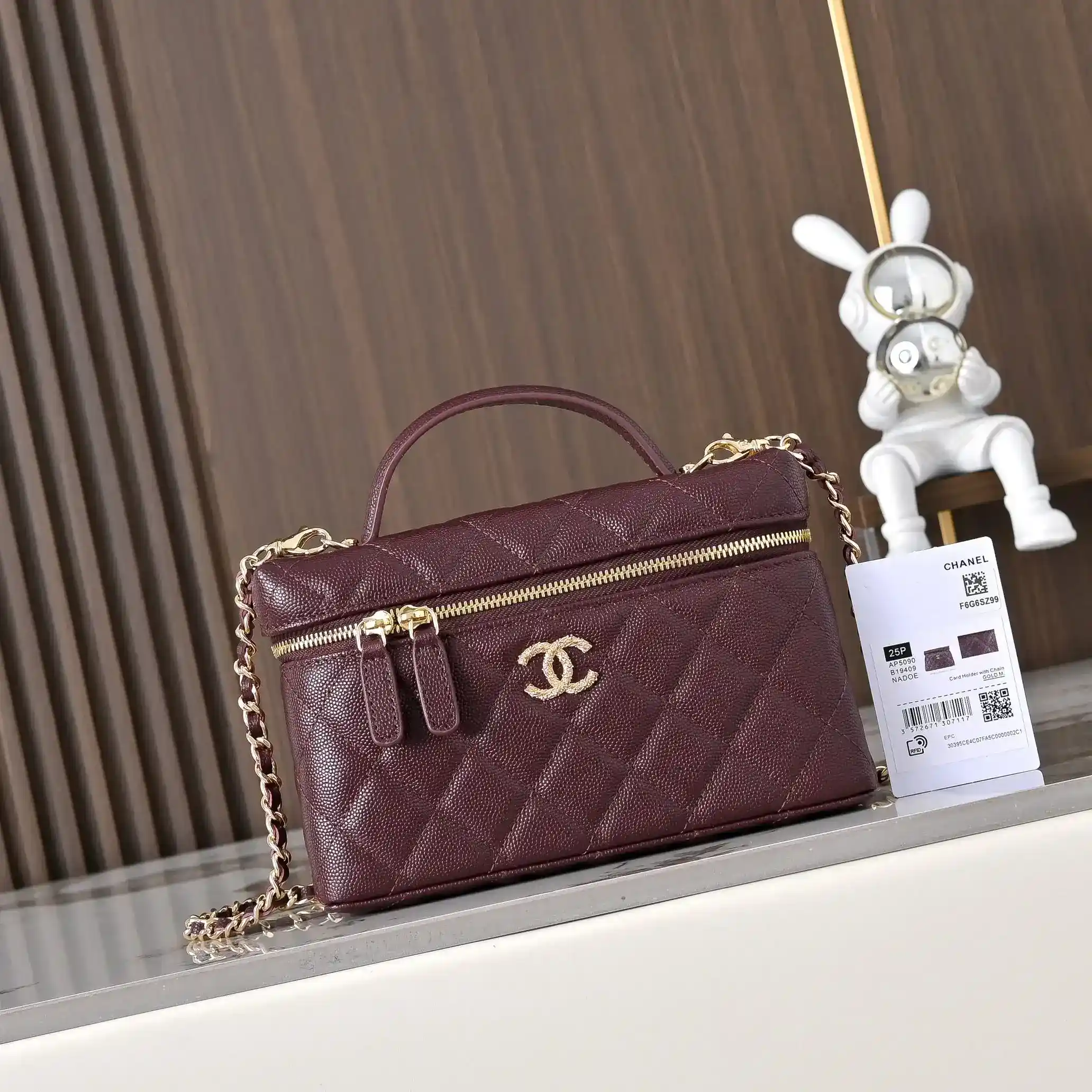 Chanel Grained Leather Top Handle Bag product photo from LabelPicks