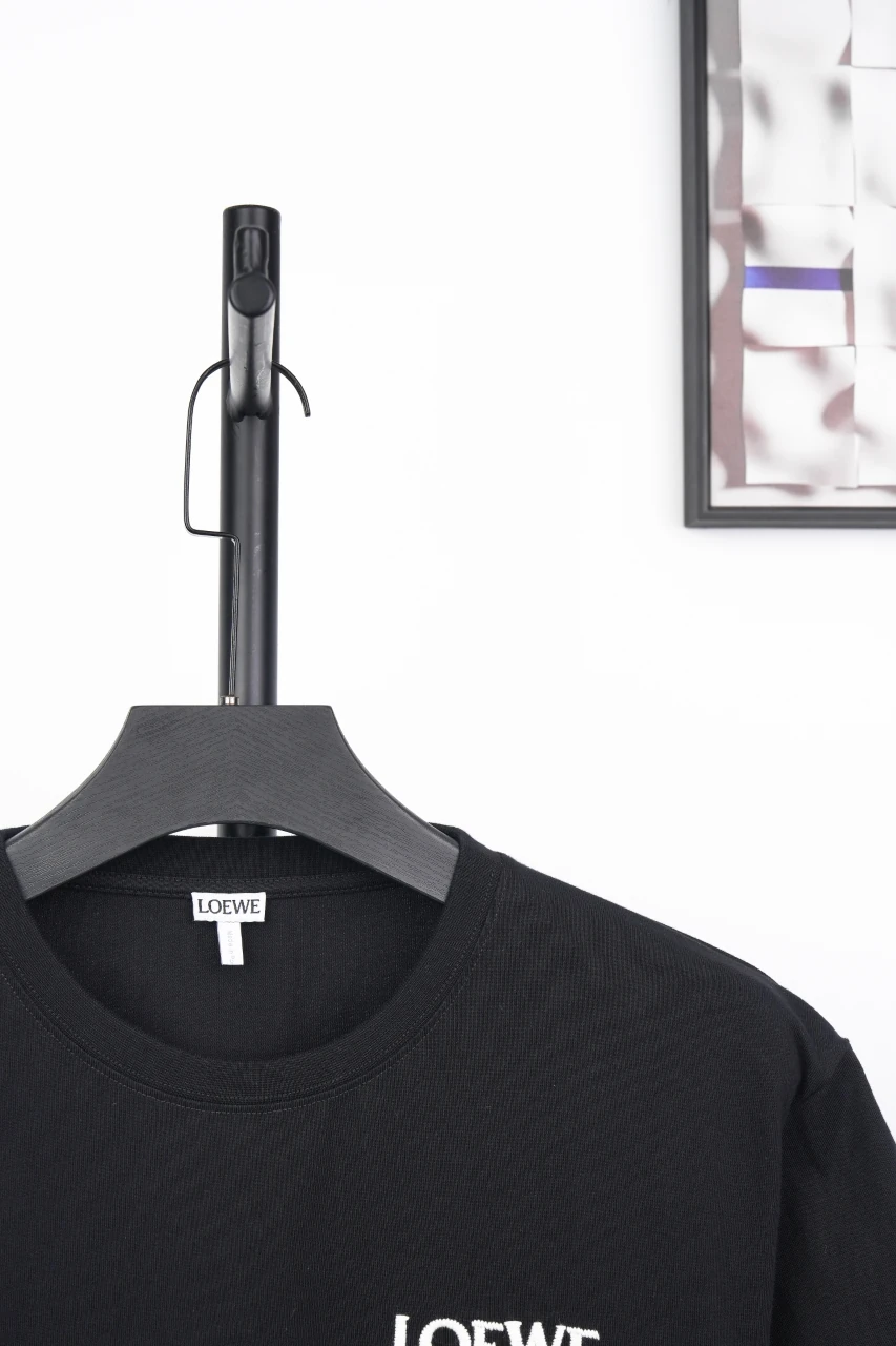 LOEWE Black Pocket Logo Letter T-Shirt product photo from LabelPicks