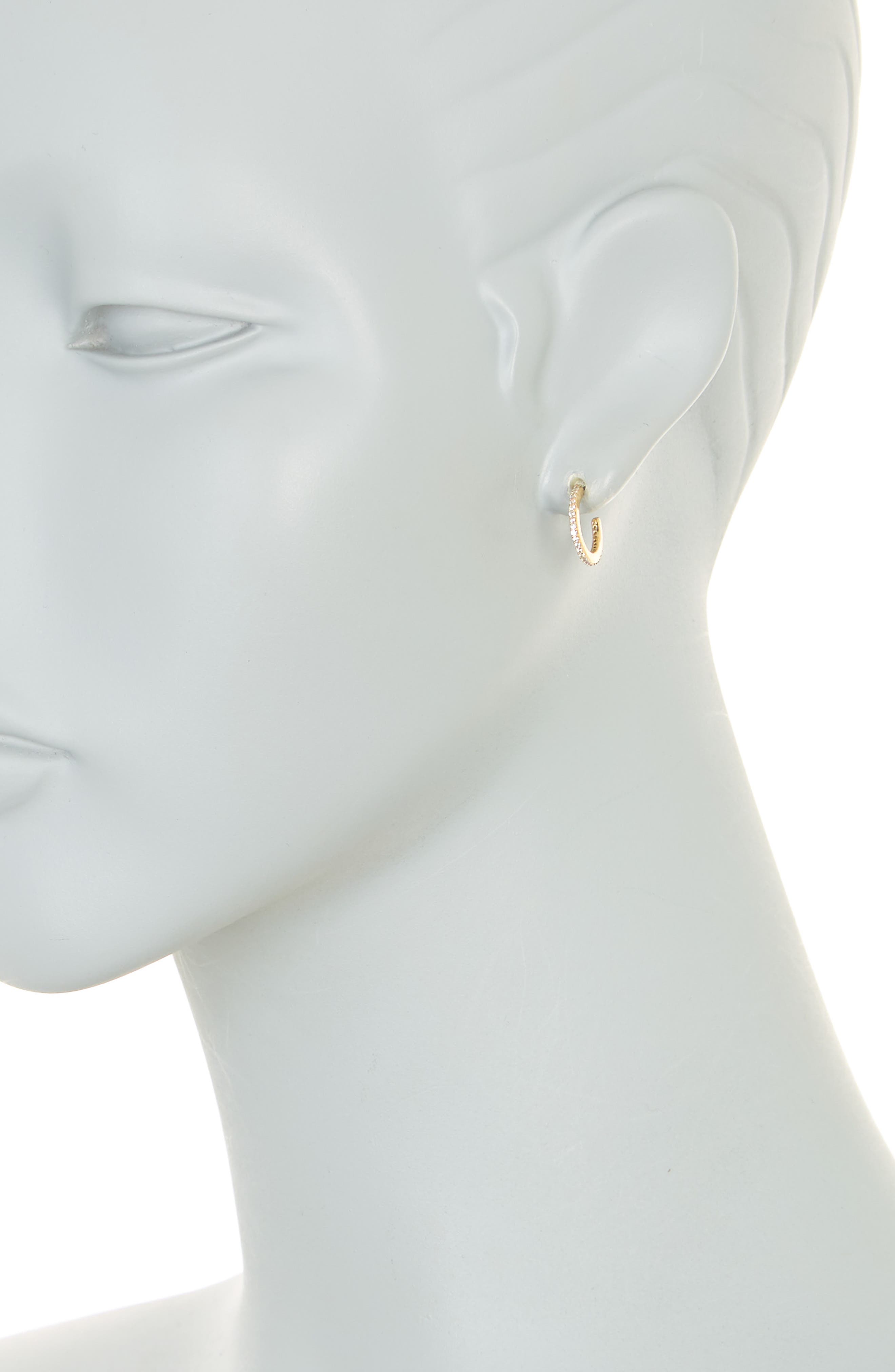 Nadri Assorted 3-Pack CZ Huggie Hoop Earrings