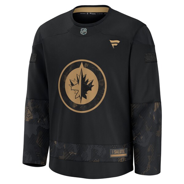 Winnipeg Jets  2024 Military Appreciation Practice Jersey - Black