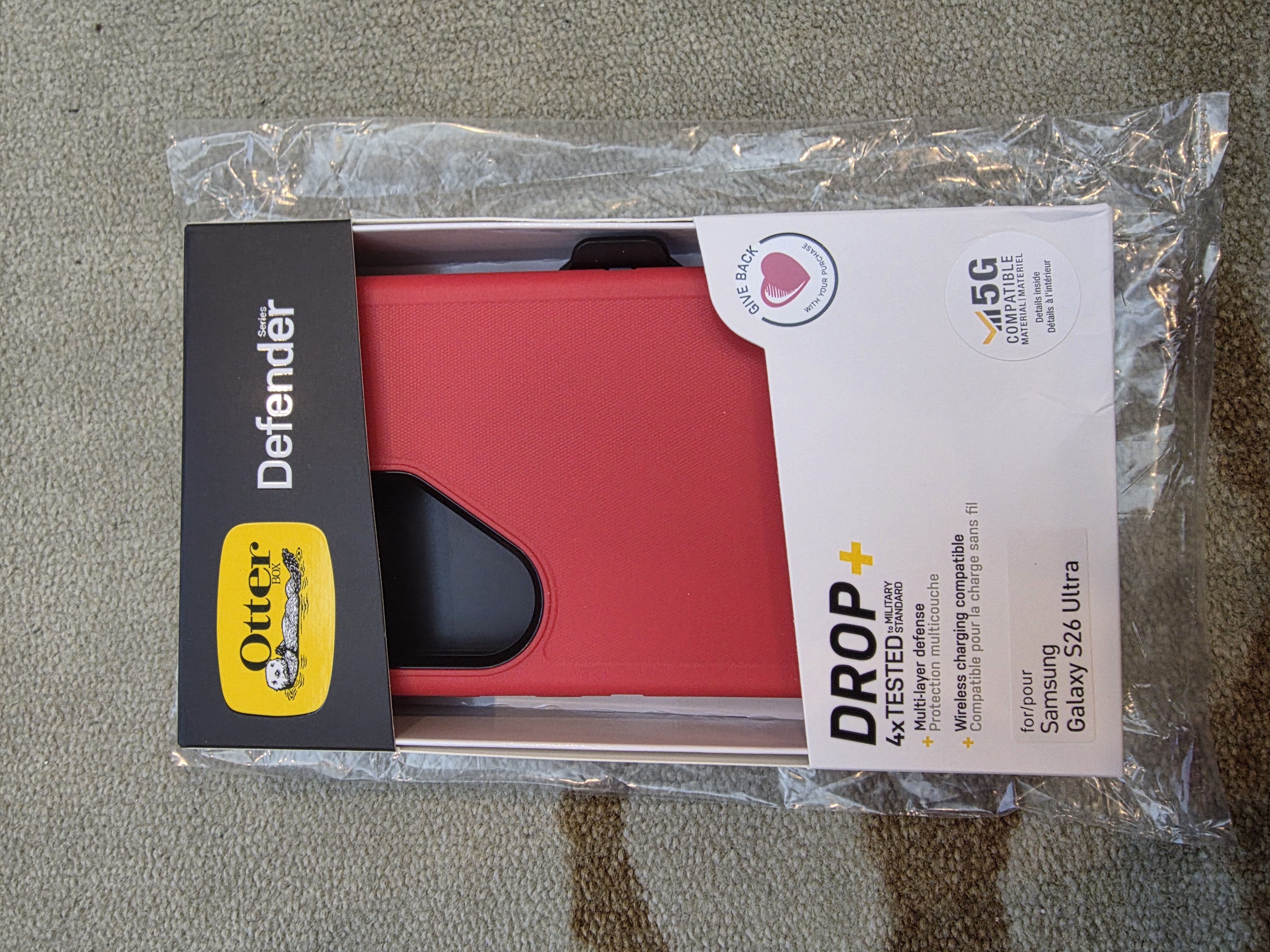 Samsung S26 Ultra 5G / S26Ultra Otterbox Defender Case Red (0886) - GreshamTech