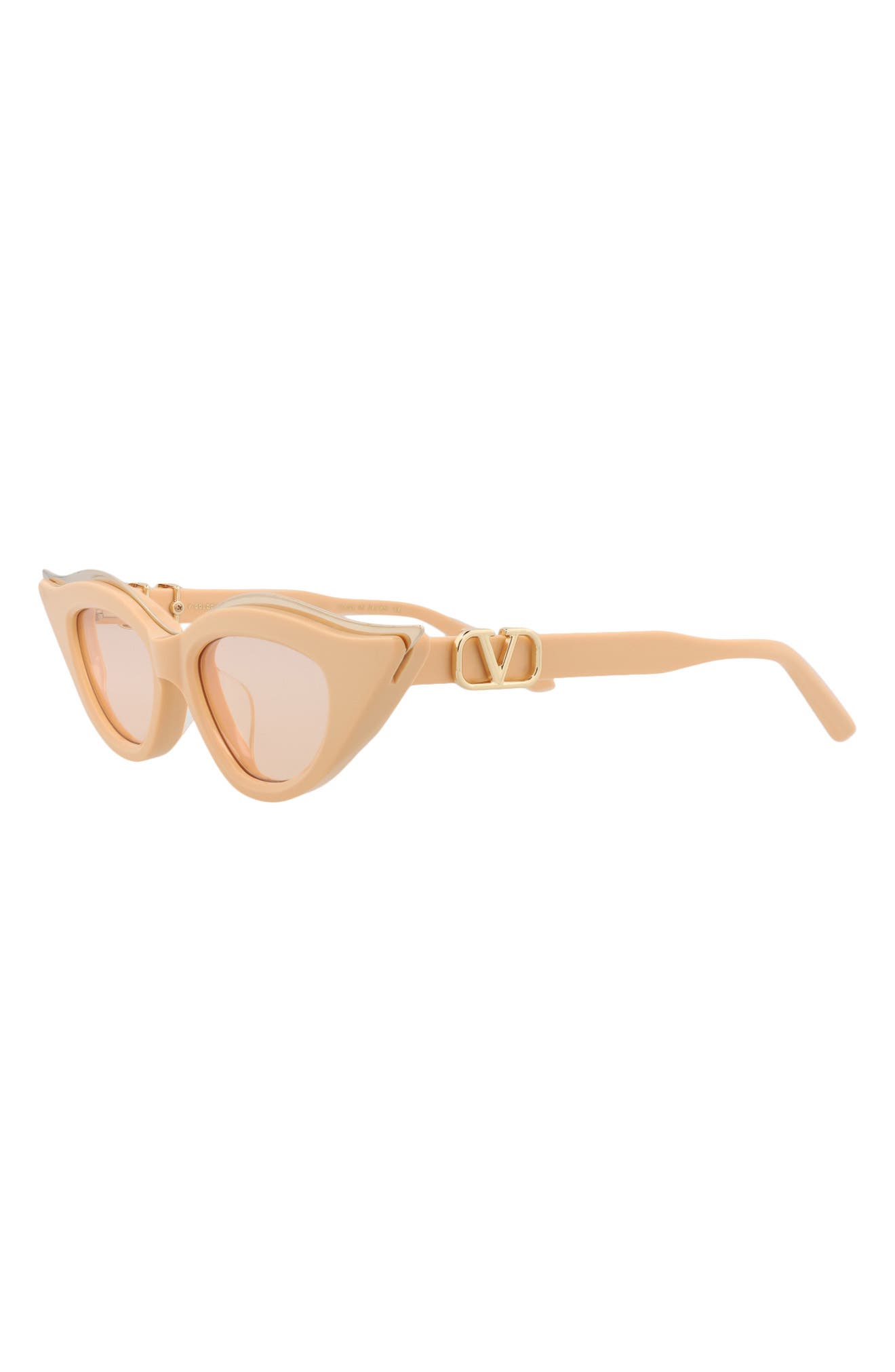 Valentino 49mm Cat Eye Sunglasses
