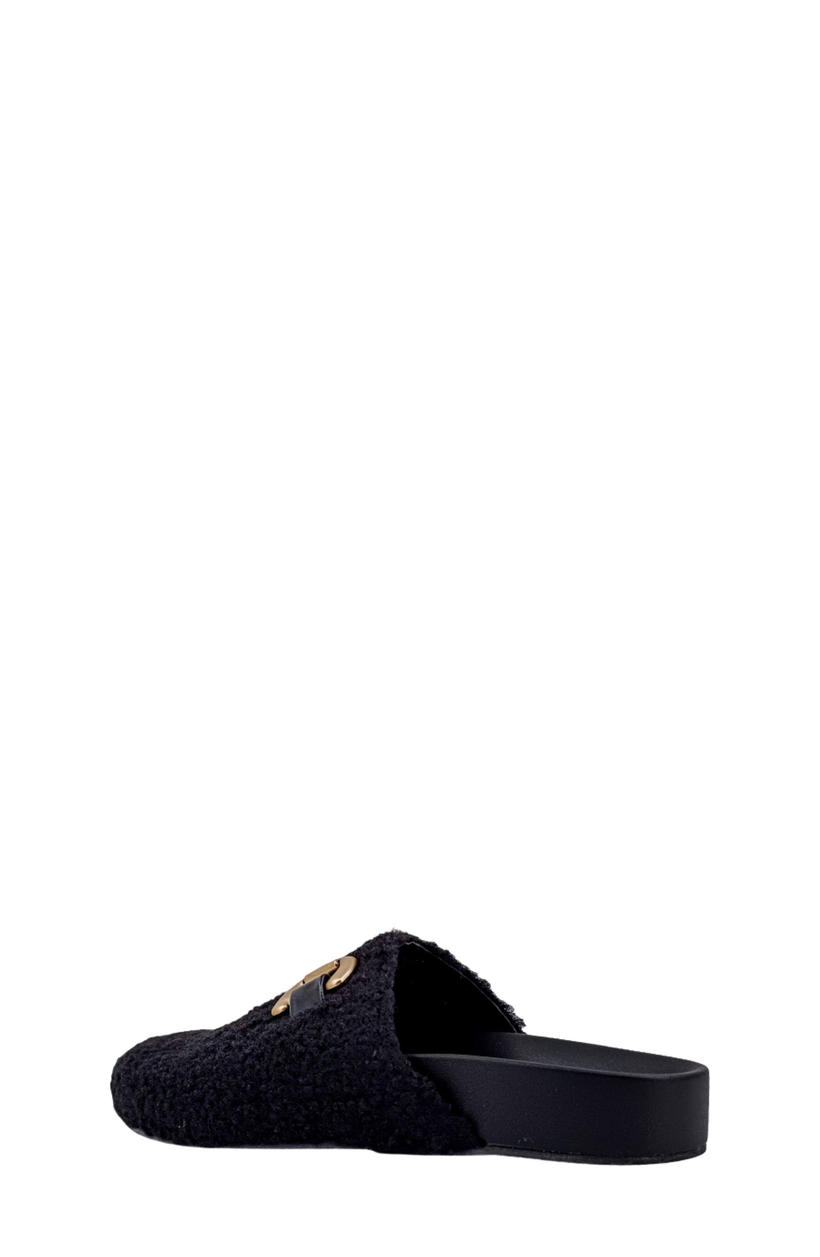 SHUSHOP Kids' Azalea Horsebit Mule