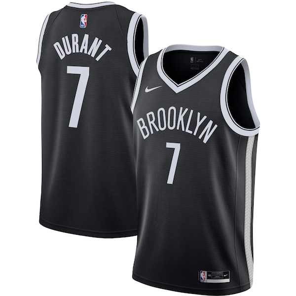 Kevin Durant Brooklyn Nets Nike 2020/21 Swingman Jersey - Black - Icon Edition