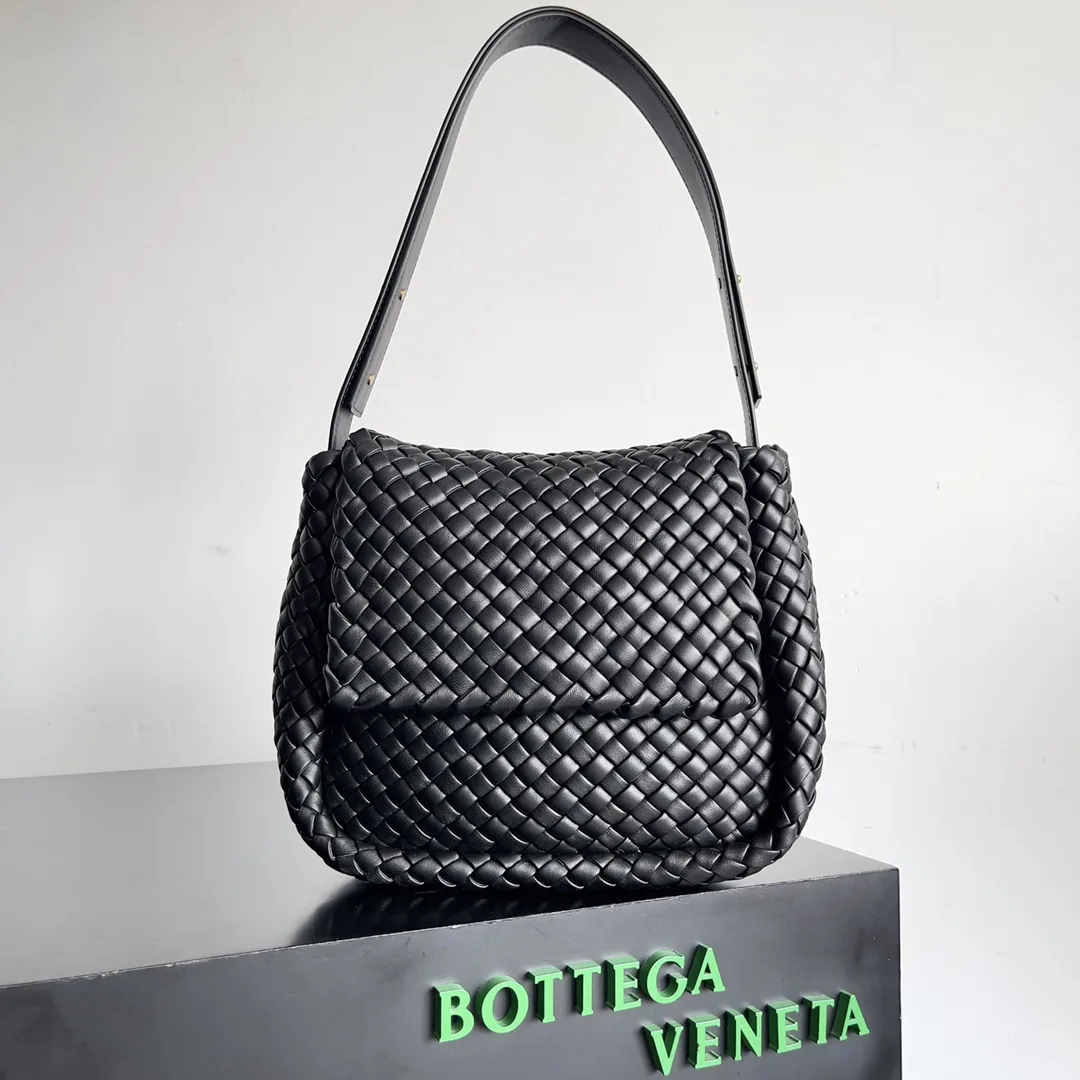 Bottega Veneta Intrecciato Woven Leather Cabat Shoulder Bag product photo from LabelPicks
