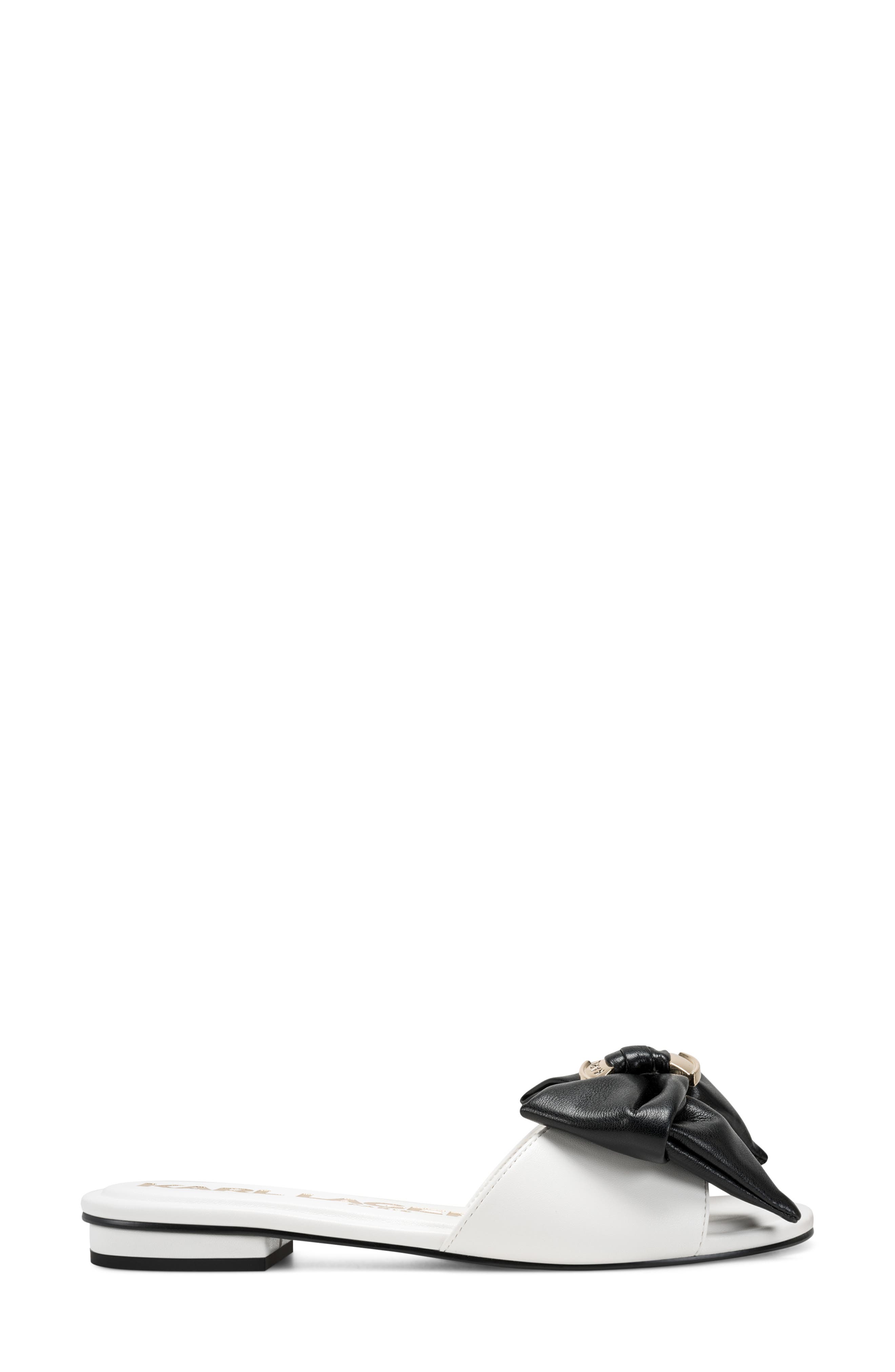 KARL LAGERFELD PARIS Ciaran Flat Slide Sandal