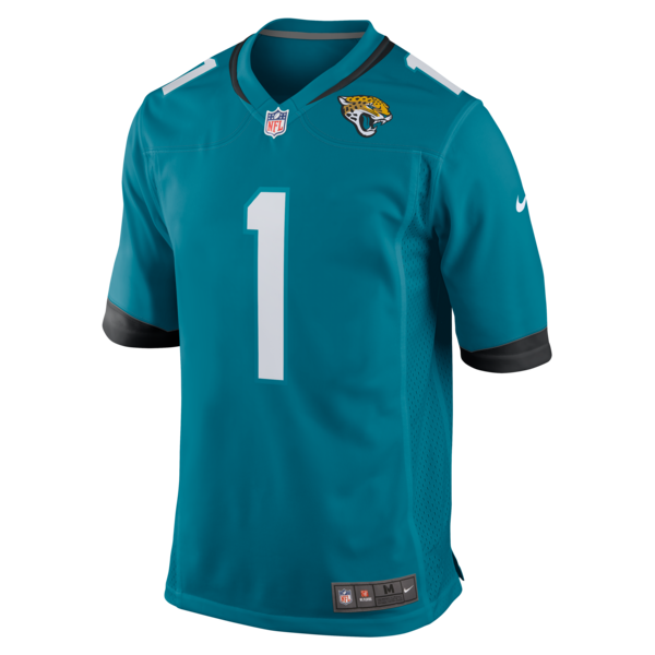 Number 1 Groom Jacksonville Jaguars Nike Game Jersey - Teal