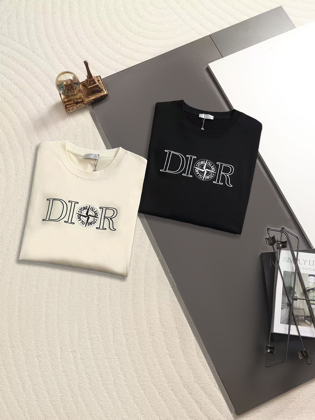 0529 Classic letter prints t-shirt