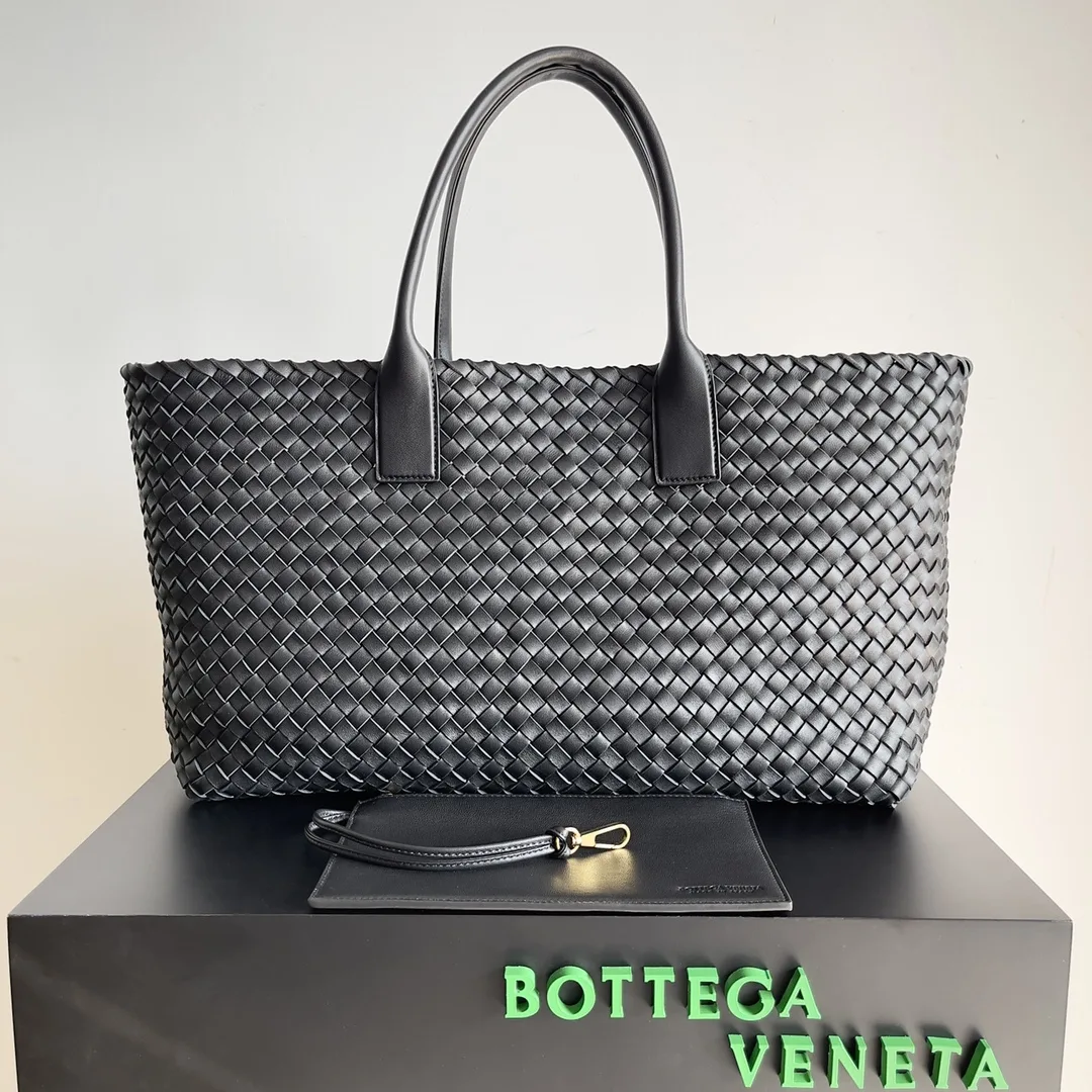 Bottega Veneta Intrecciato Woven Leather Cabat Tote Bag product photo from LabelPicks