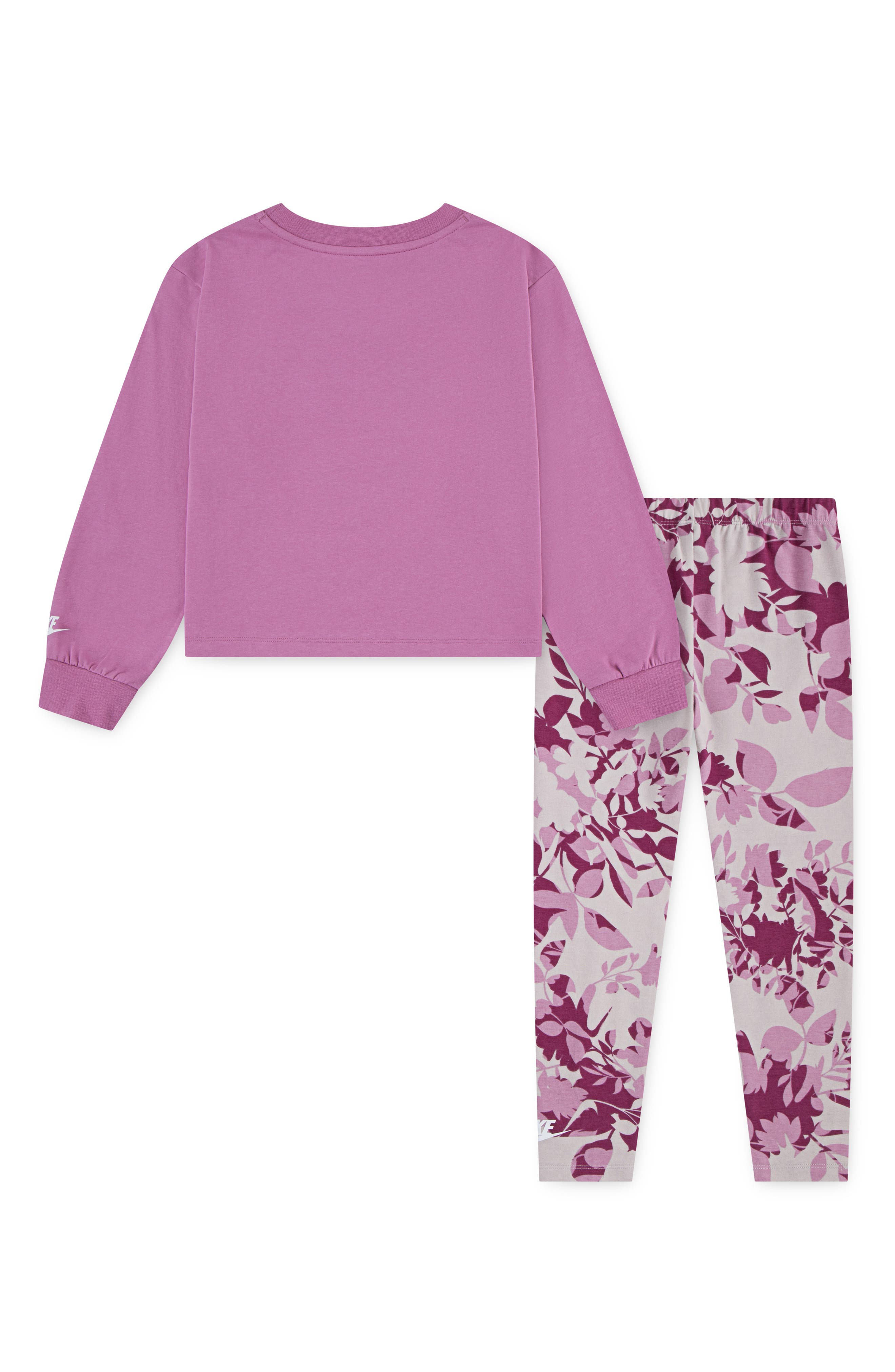 Nike Kids' Club Long Sleeve T-Shirt & Leggings Set