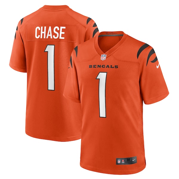 Ja'Marr Chase Cincinnati Bengals Nike Alternate Game Jersey - Orange/Black