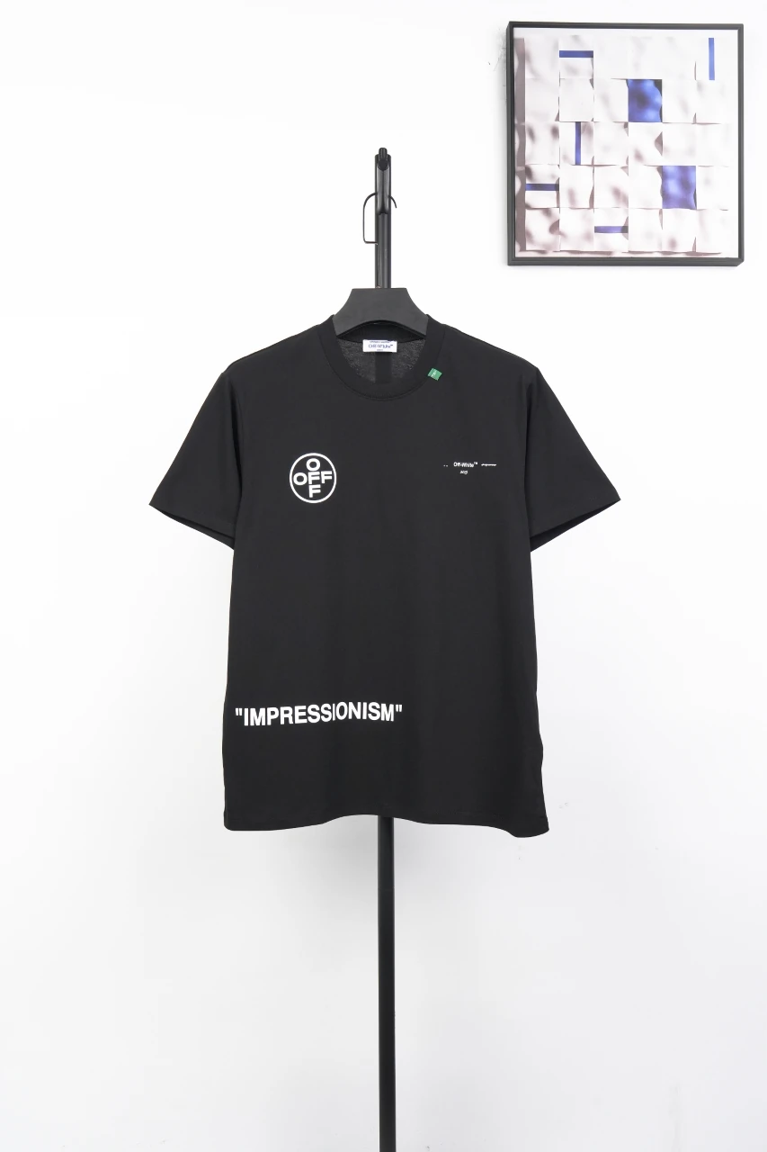 Off-White Black Pink Spray Arrow T-Shirt product photo from LabelPicks