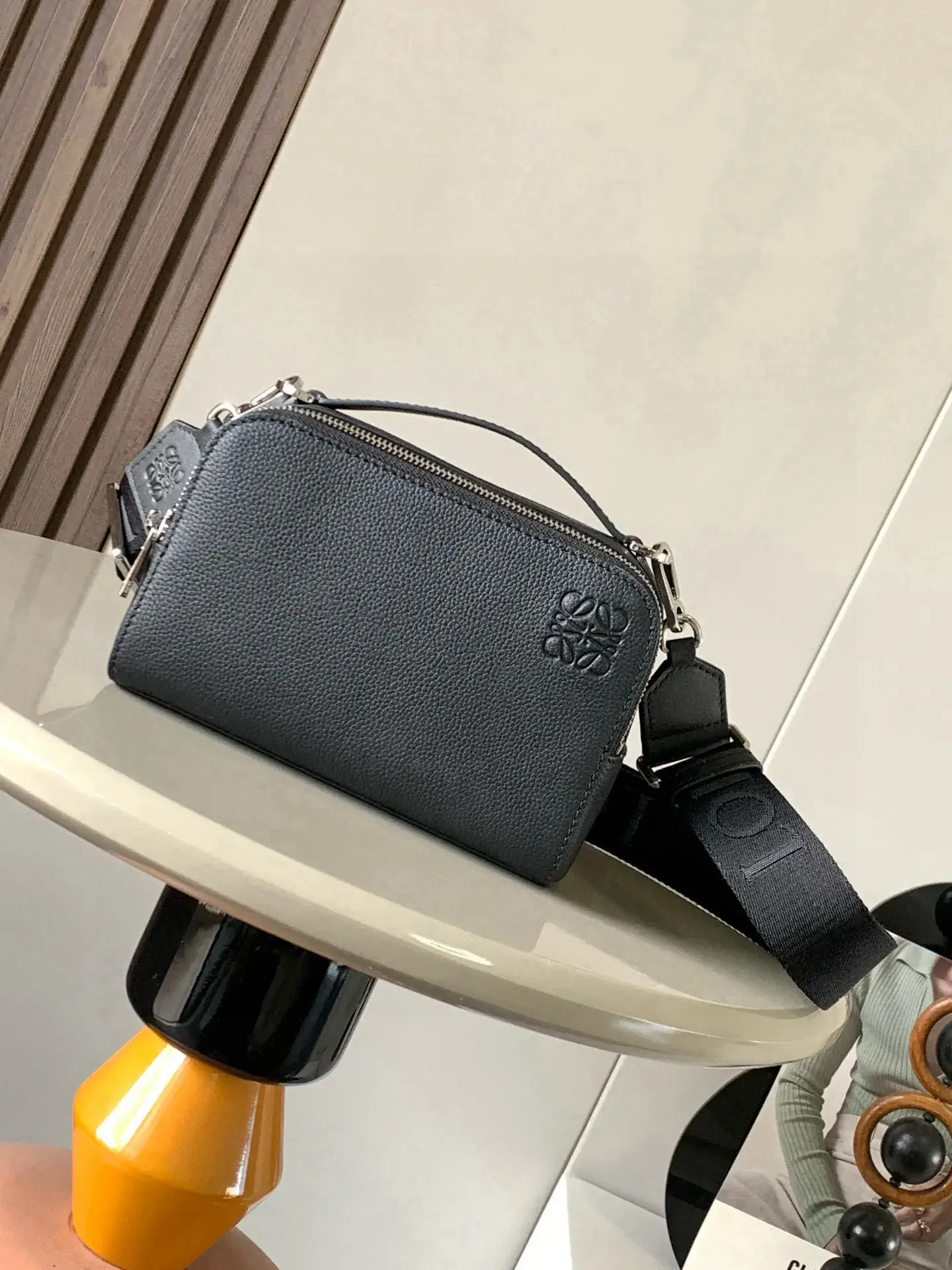 Loewe Black Calfskin Crossbody Bag product photo from LabelPicks