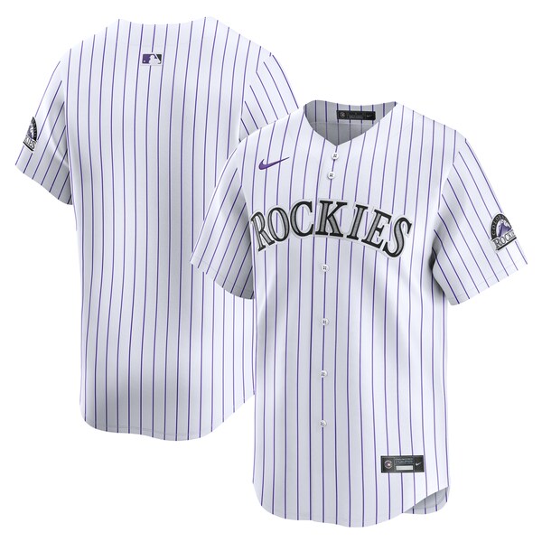 Colorado Rockies Nike Home Limited Player Jersey - White