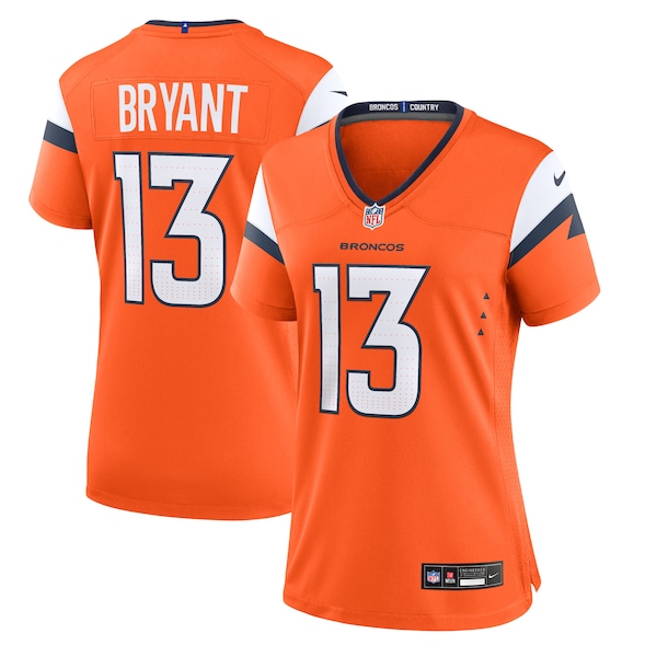Pat Bryant Denver Broncos Nike Women's Team Game Jersey -  Orange