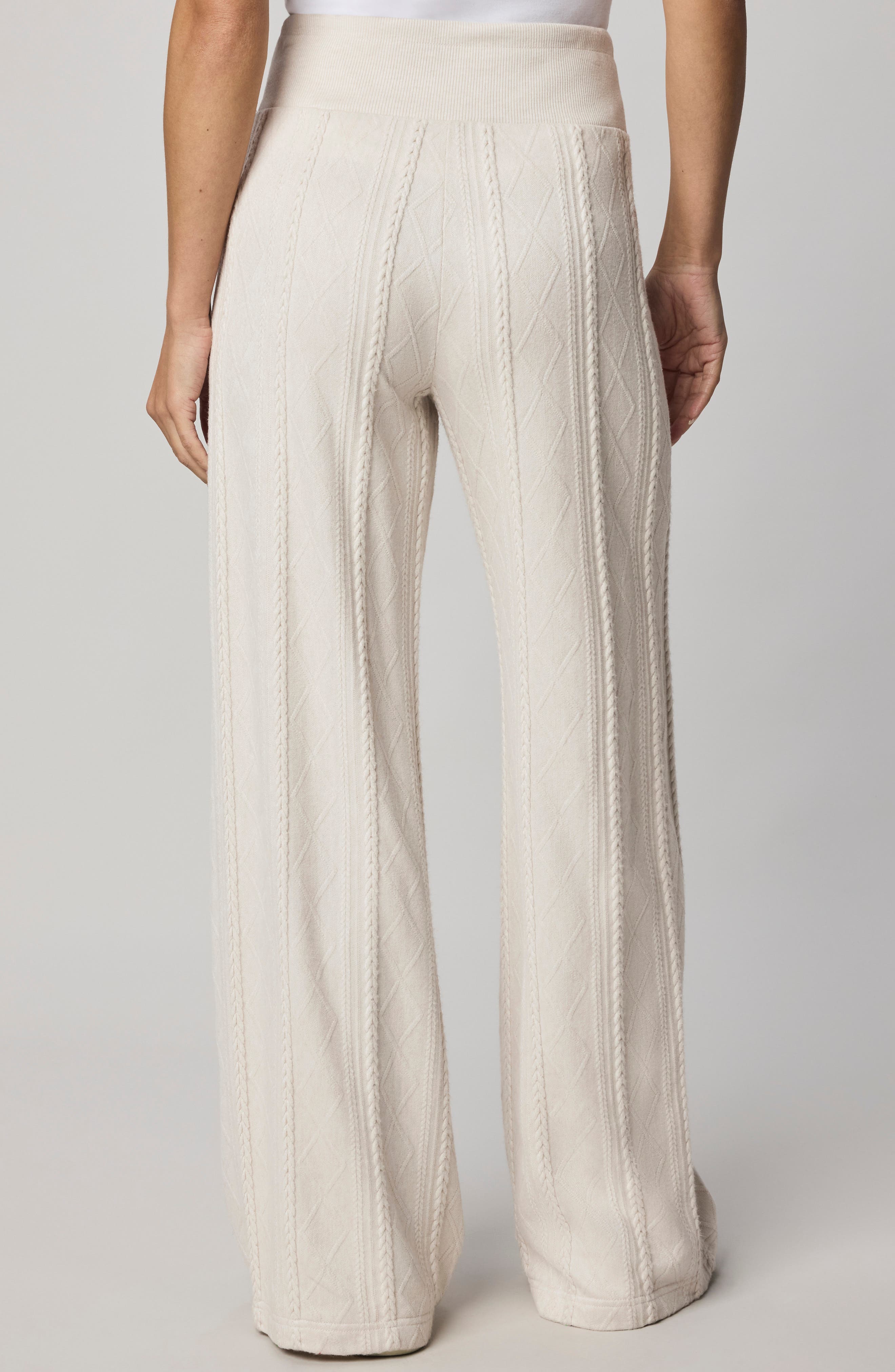 Splendid Cable Drawstring Wide Leg Pants