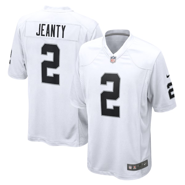 Ashton Jeanty Las Vegas Raiders Nike Game Jersey -  White/Black
