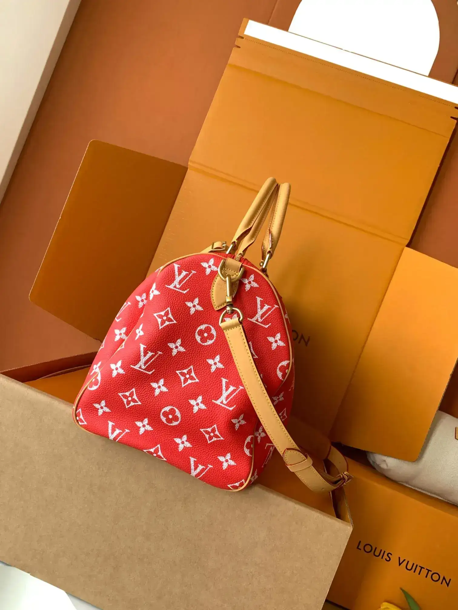 Louis Vuitton Grained Leather Top Handle Bag product photo from LabelPicks