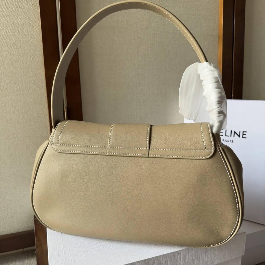 Celine Lambskin Triomphe Shoulder Bag product photo from LabelPicks